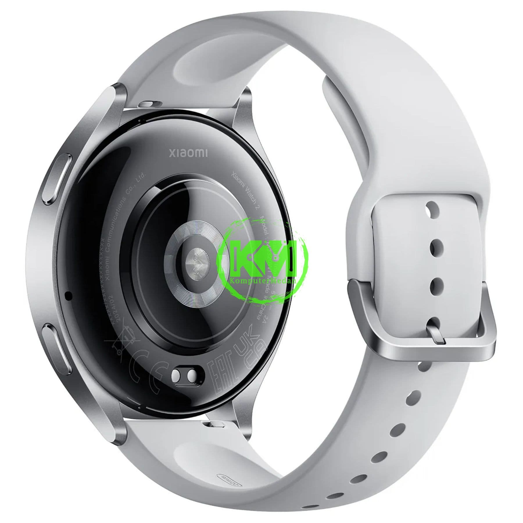 XIAOMI WATCH 2 SILVER CASE WITH GRAY TPU STRAP - Image 3