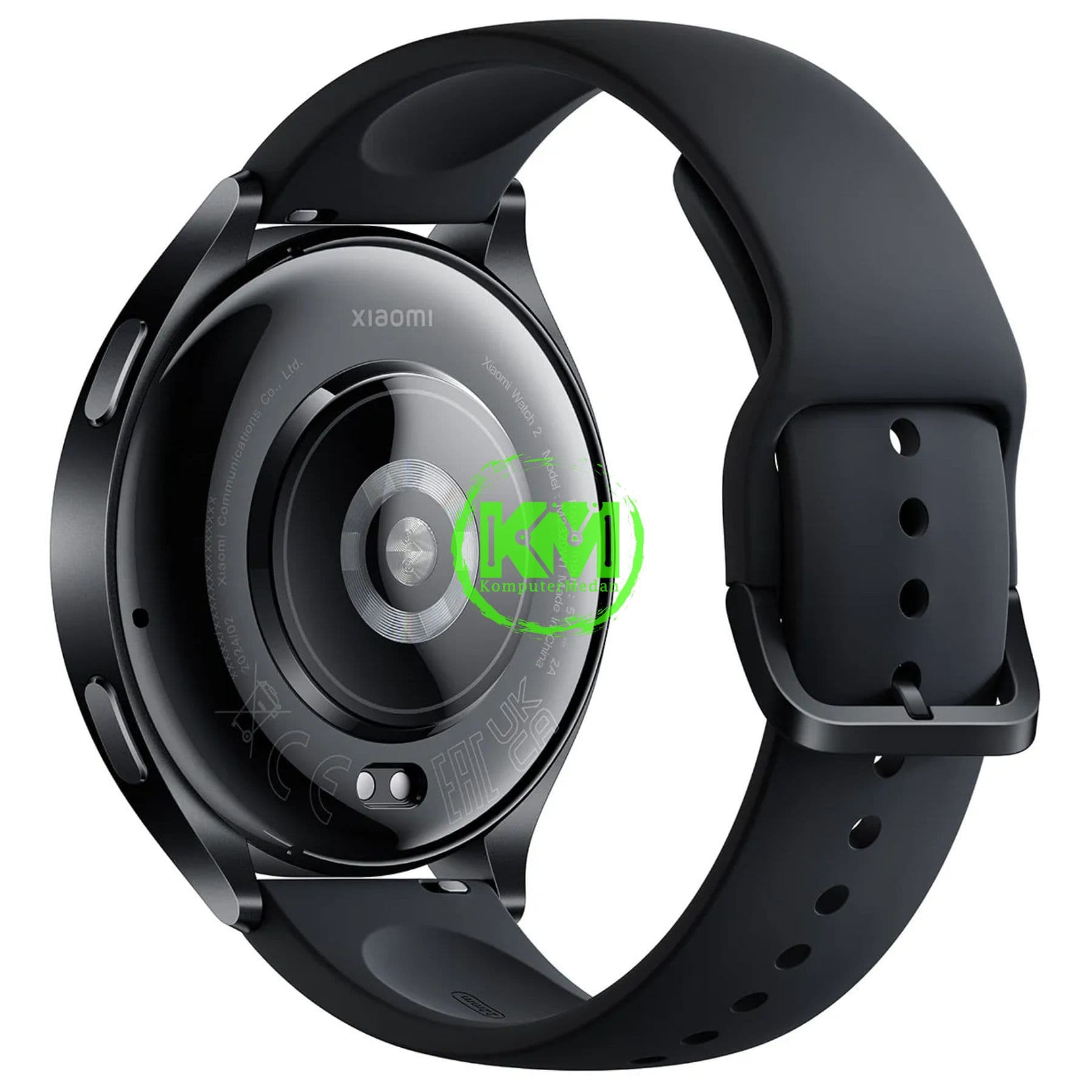 XIAOMI WATCH 2 BLACK CASE WITH BLACK TPU STRAP - Image 3