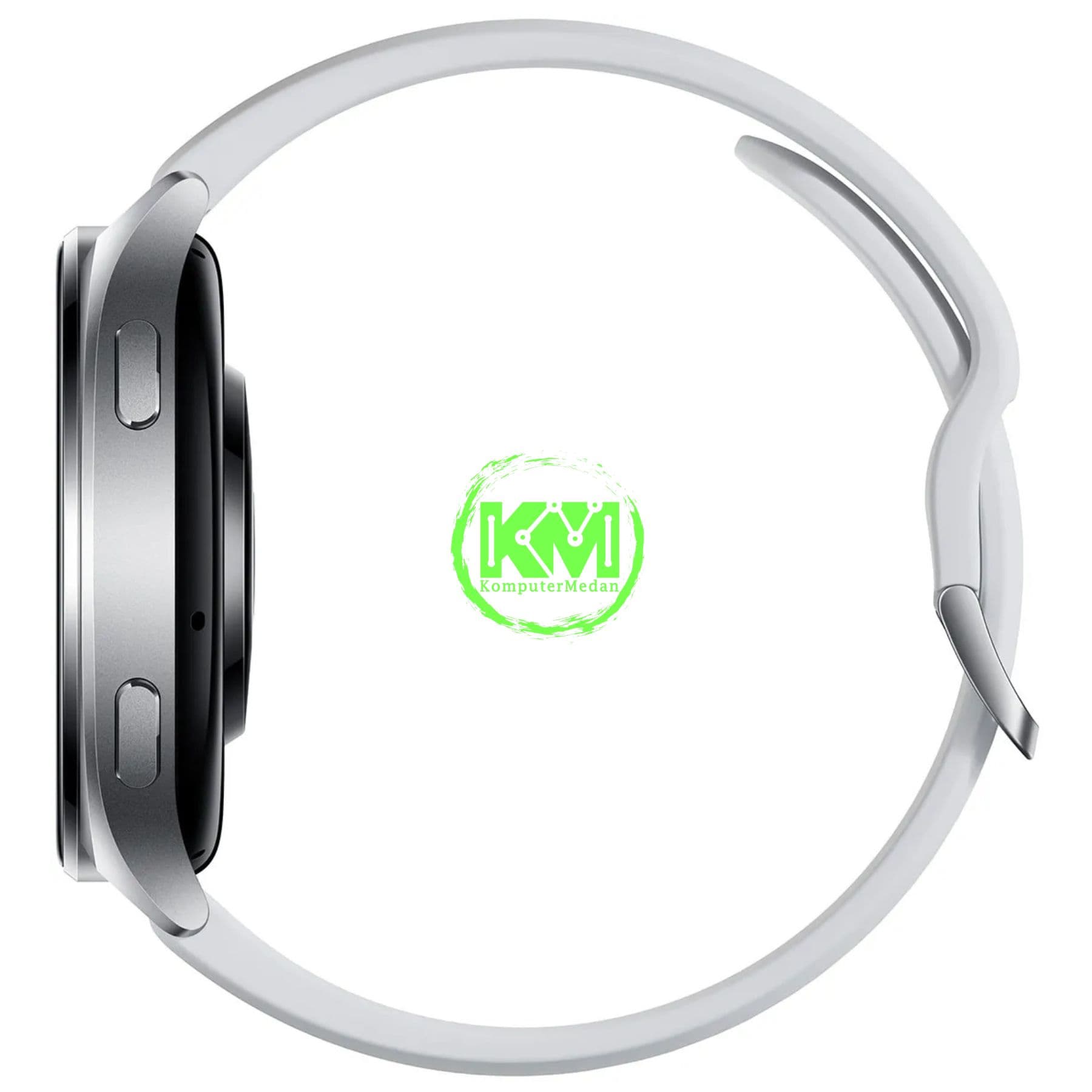 XIAOMI WATCH 2 SILVER CASE WITH GRAY TPU STRAP - Image 4