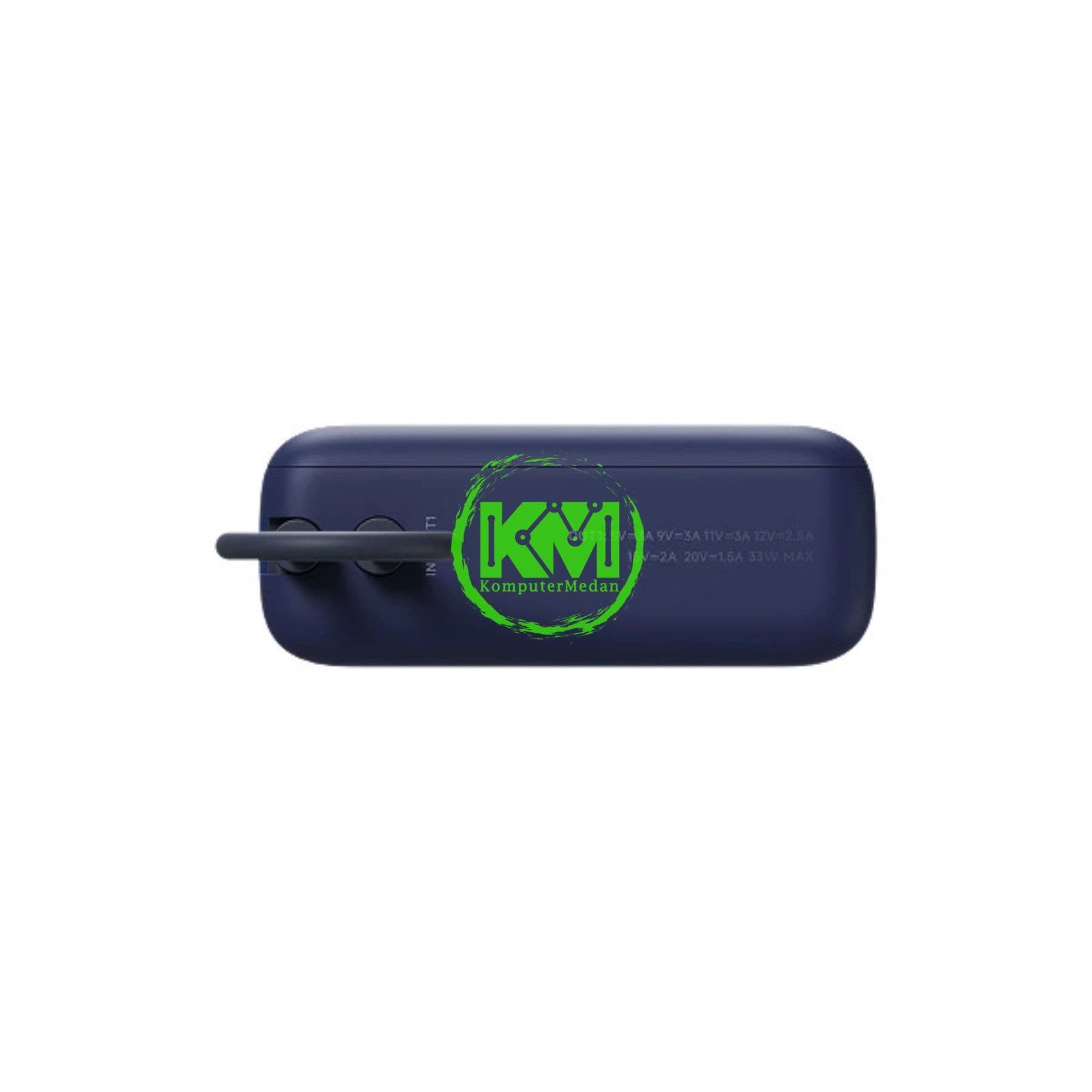 XIAOMI 33W POWERBANK 10000MAH ( INTEGRATED CABLE ) ICE BLUE TH - Image 5