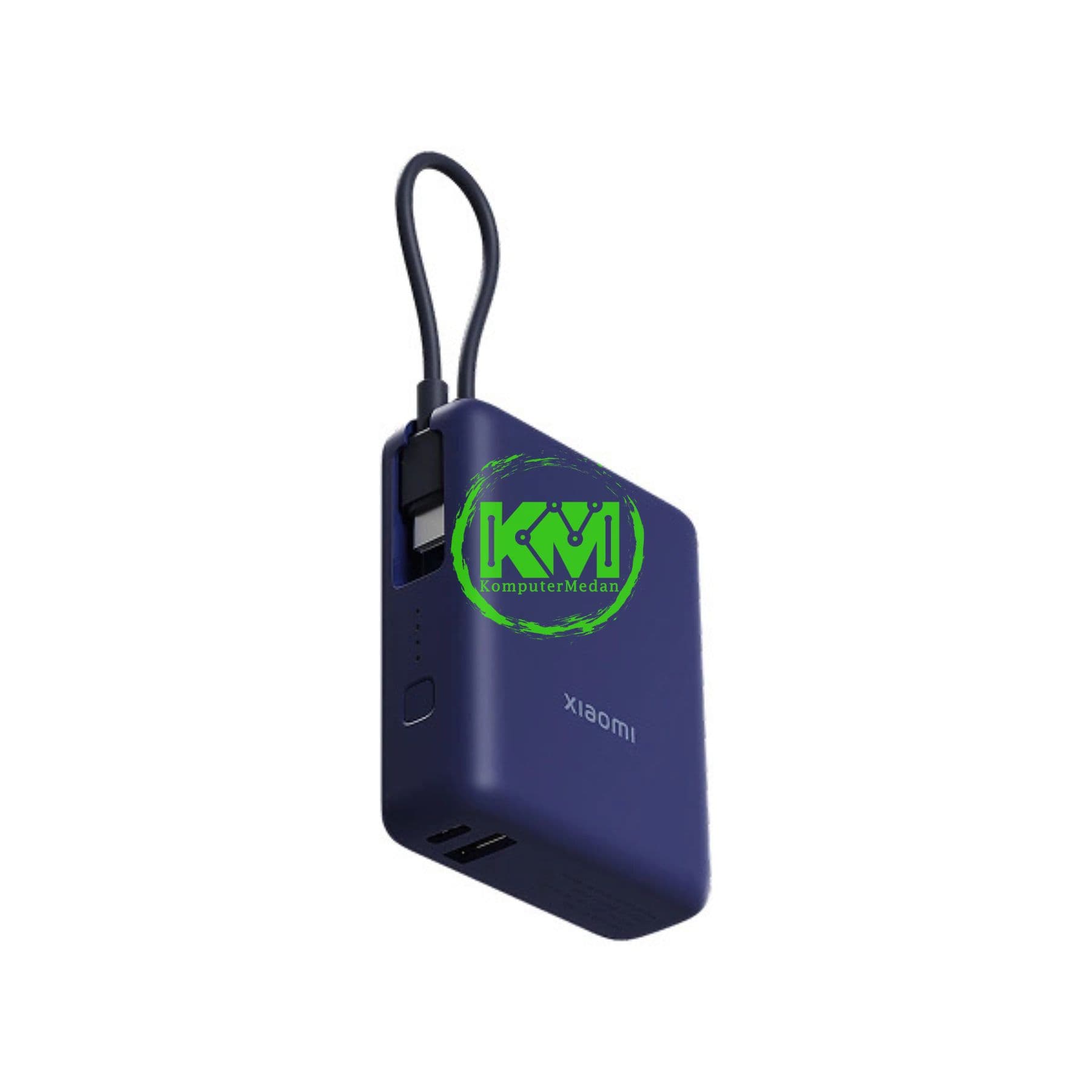 XIAOMI 33W POWERBANK 10000MAH ( INTEGRATED CABLE ) ICE BLUE TH - Image 3