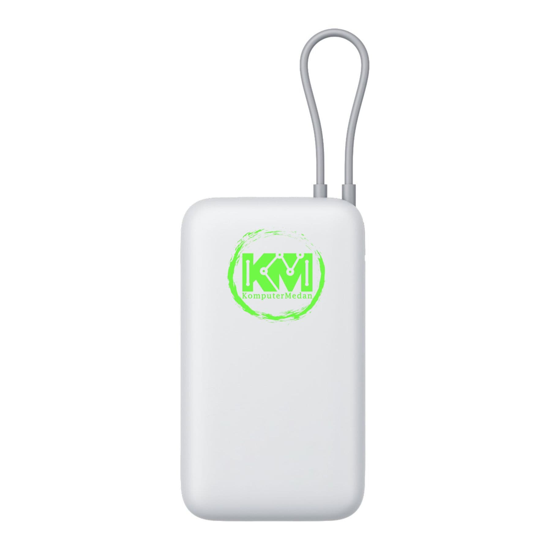 XIAOMI POWERBANK 20000MAH (INTEGRATED CABLE) TH LIGHT GRAY - Image 4