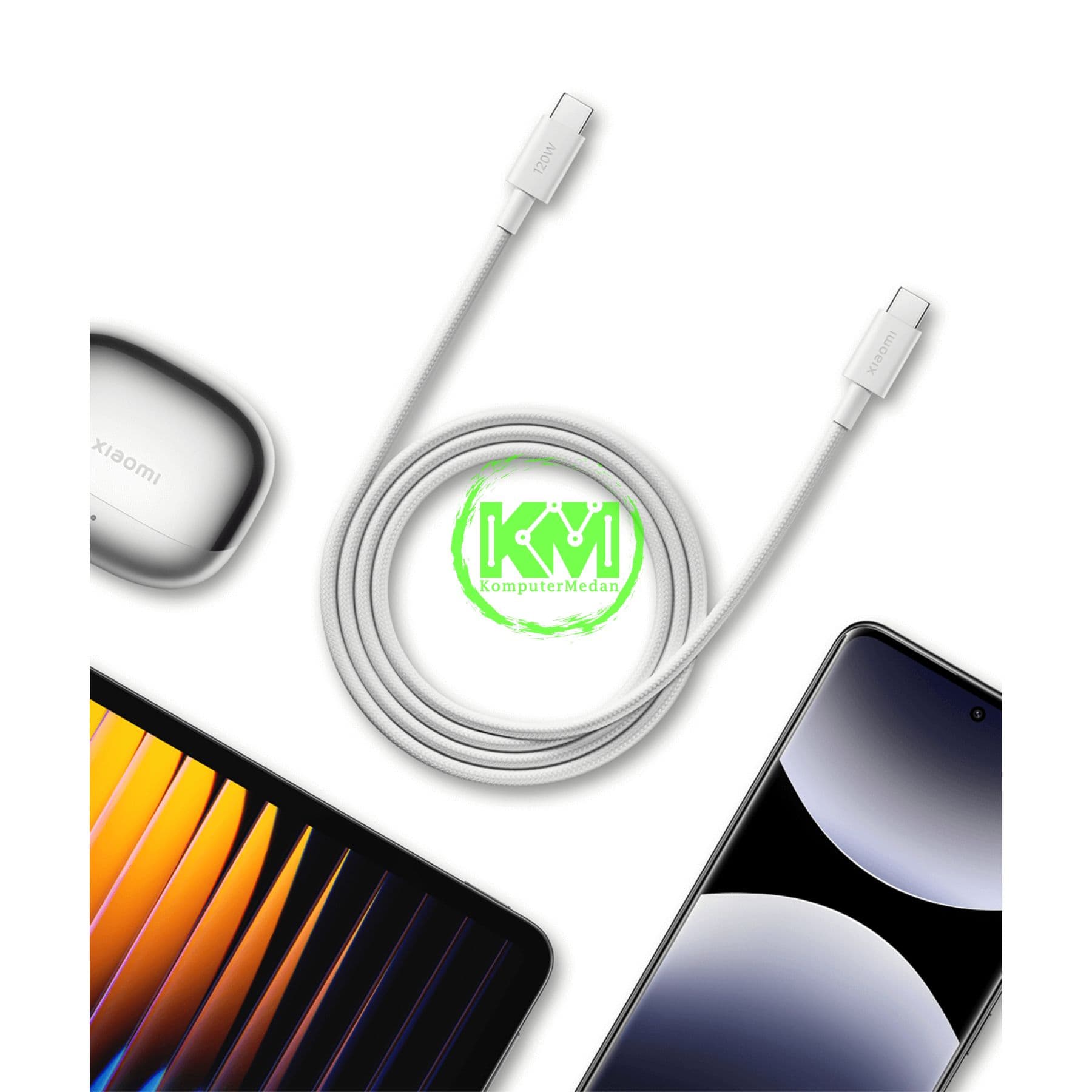 XIAOMI 6A BRAIDED USB-C TO USB-C CABLE (1M) - Image 4