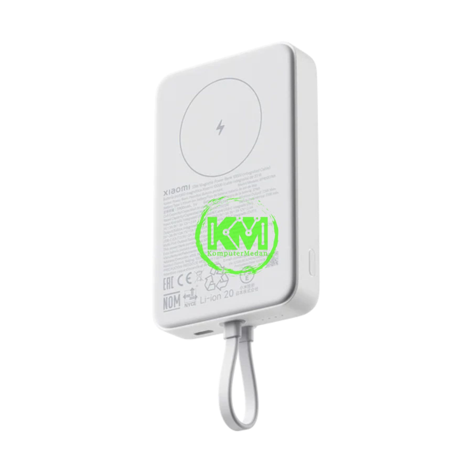 XIAOMI 33W MAGNETIC POWERBANK 10000MAH (INTEGRATED CABLE) WHITE