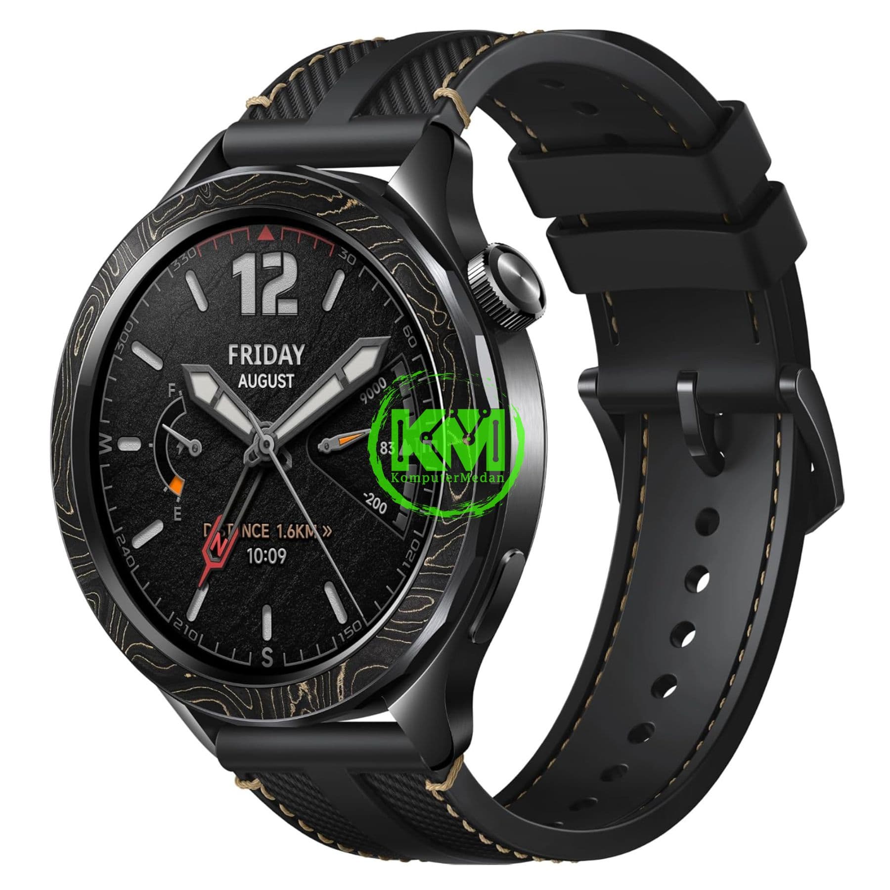 XIAOMI WATCH S4 BEZEL AND STRAP KIT MIDNIGHT CARBON - Image 4