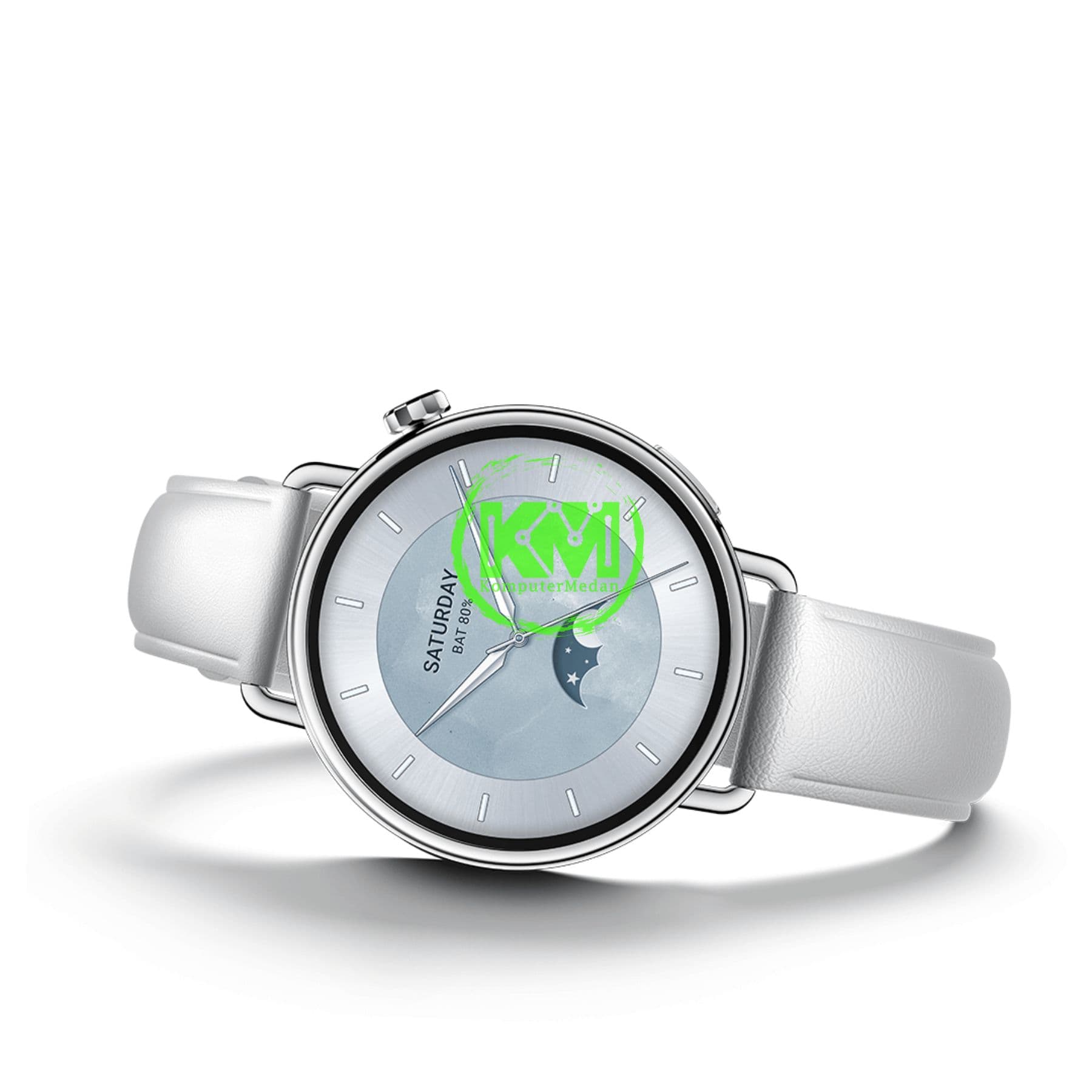 XIAOMI WATCH S4 41MM LEATHER STRAP - WHITE - Image 3