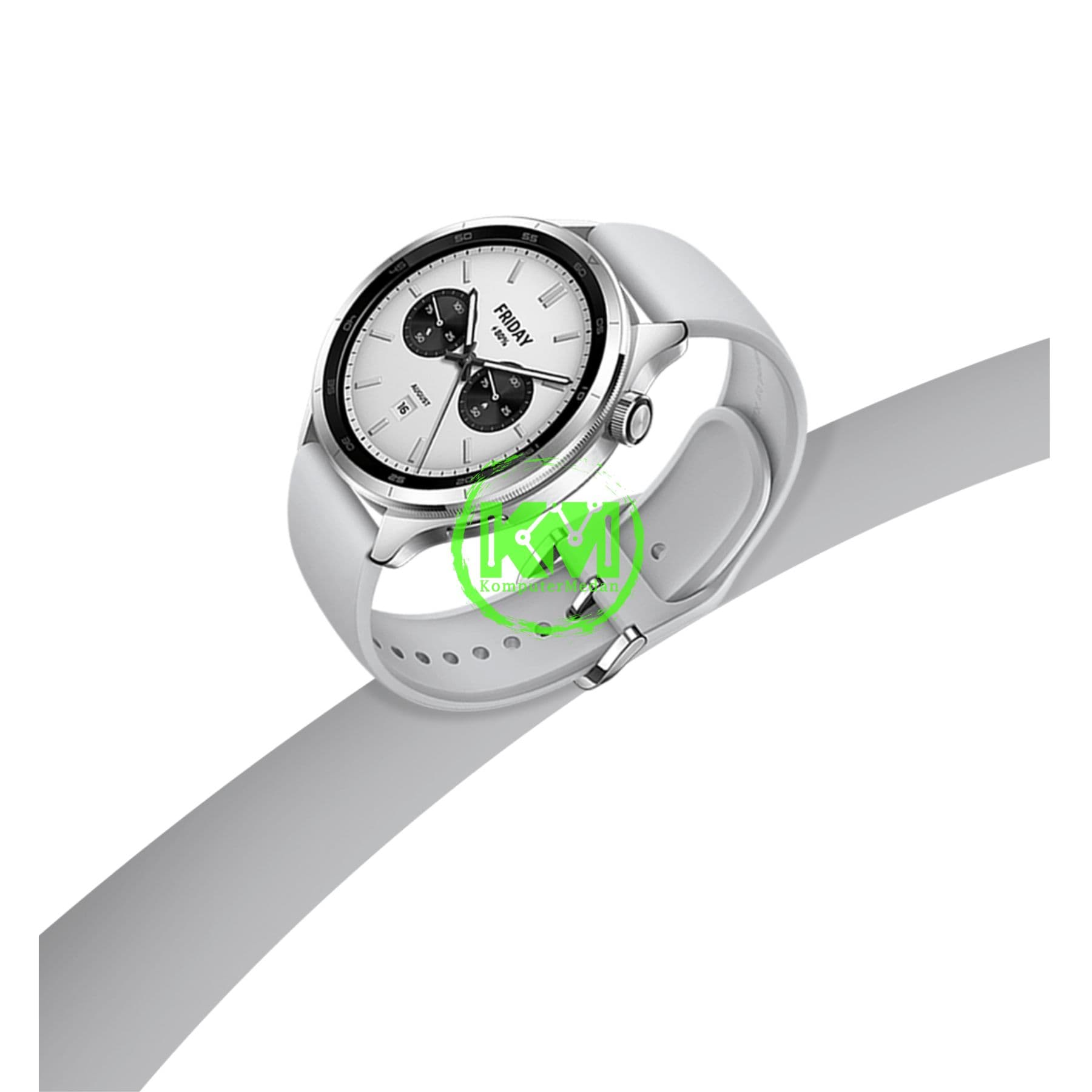 XIAOMI WATCH S4 BEZEL AND STRAP KIT LIQUID SILVER - Image 3
