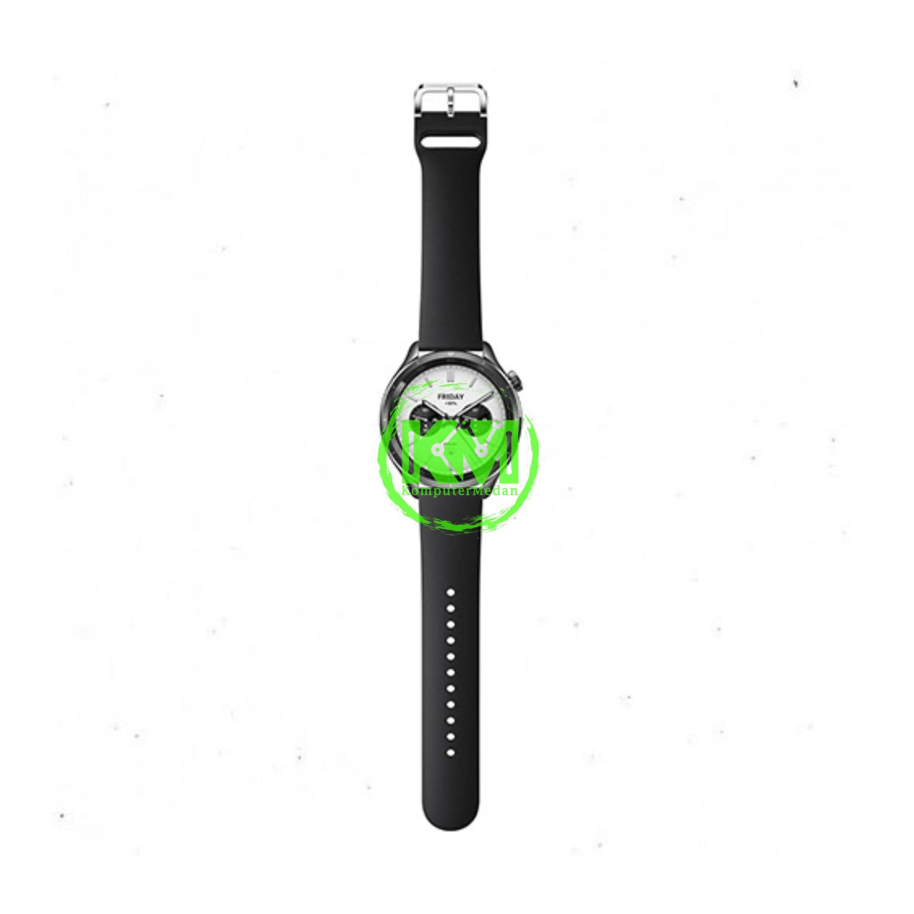 XIAOMI WATCH S4 41MM FLUORORUBBER STRAP - BLACK - Image 3
