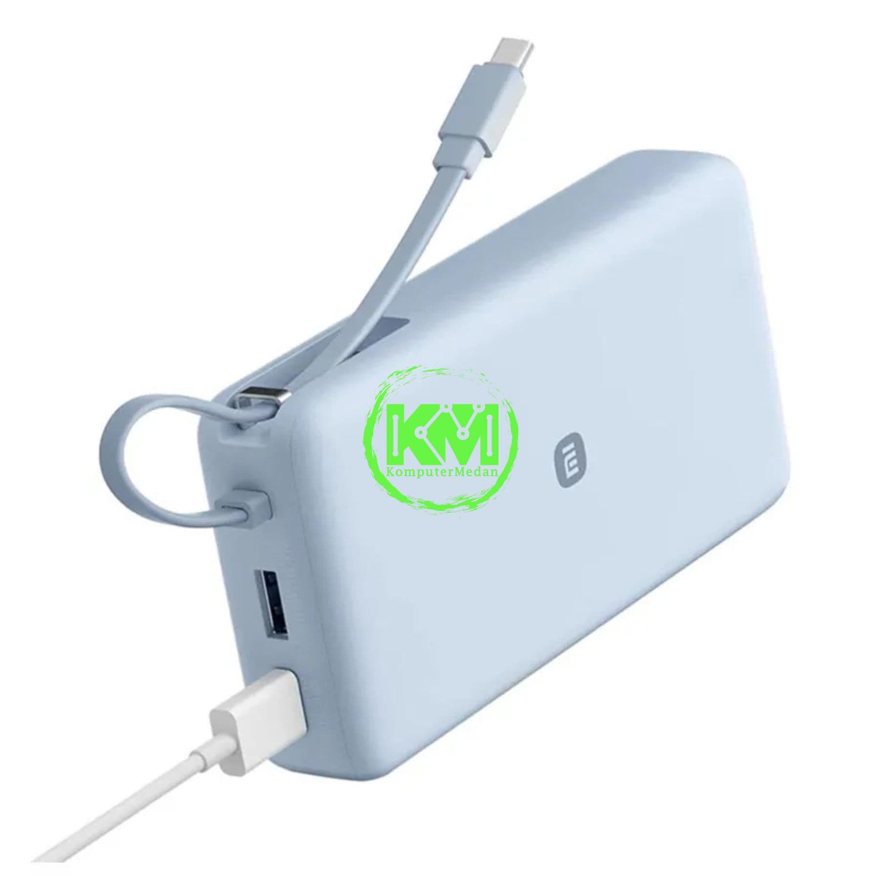 XIAOMI 67W POWERBANK 20000 (INTEGRATED CABLE) ICE BLUE - Image 4