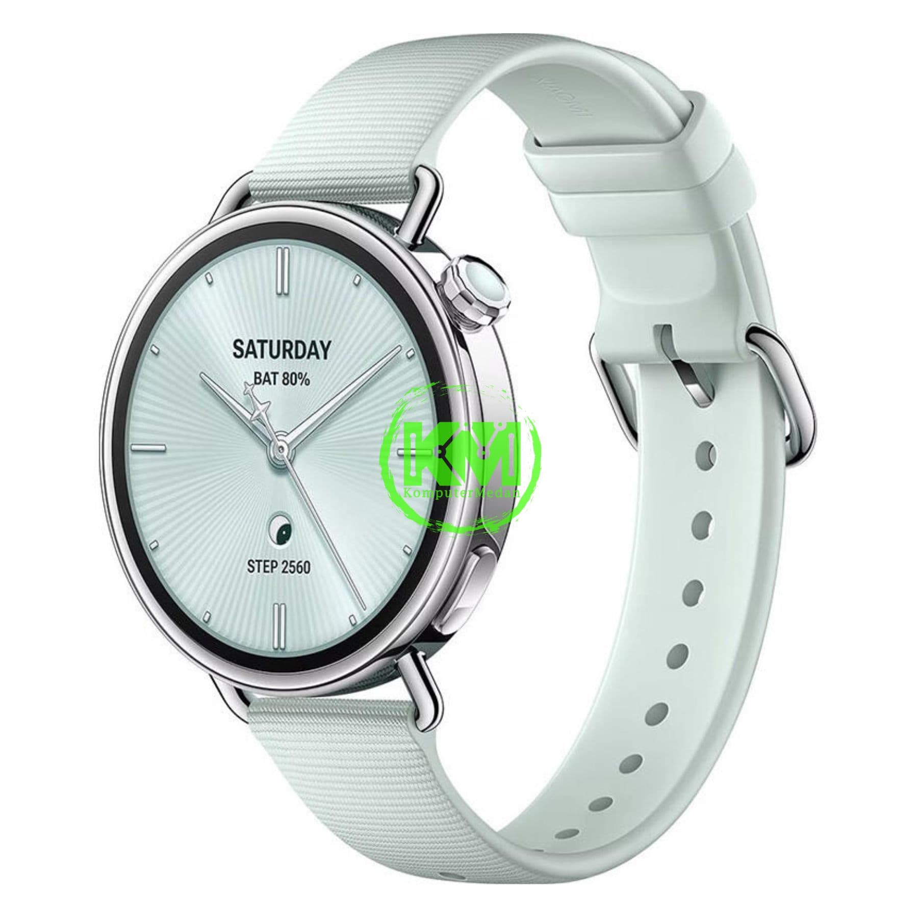 XIAOMI WATCH S4 41MM DEMO FLUORORUBBER STRAP - MINT GREEN