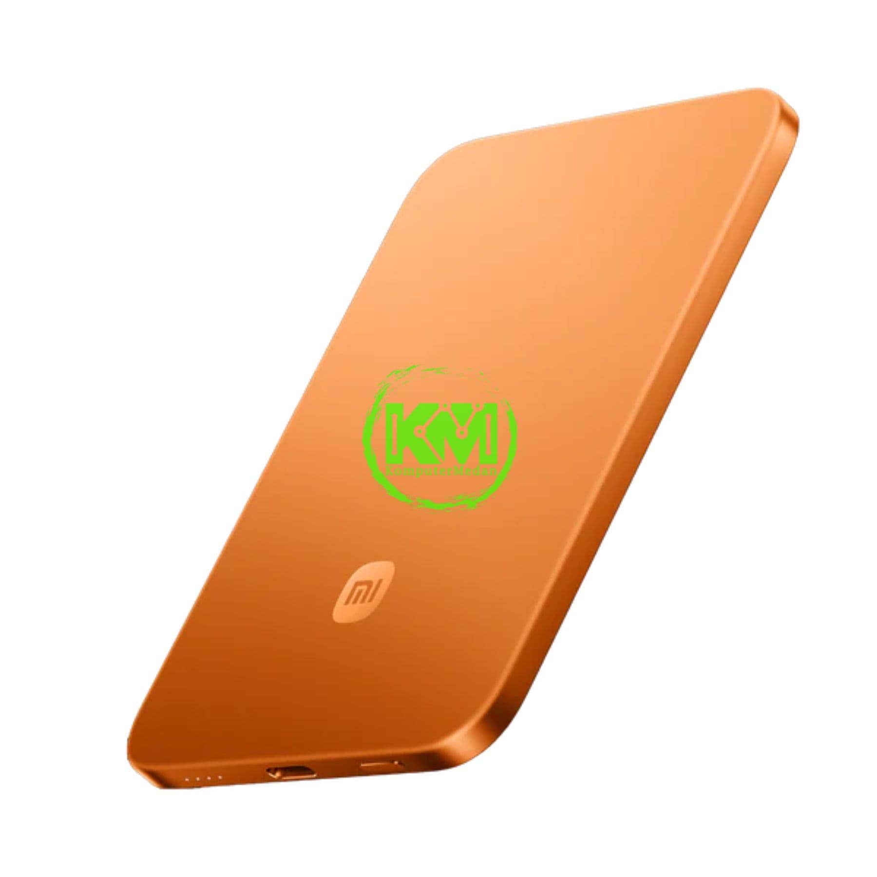 XIAOMI ULTRATHIN MAGNETIC POWERBANK 5000 15W TH ORANGE - Image 3