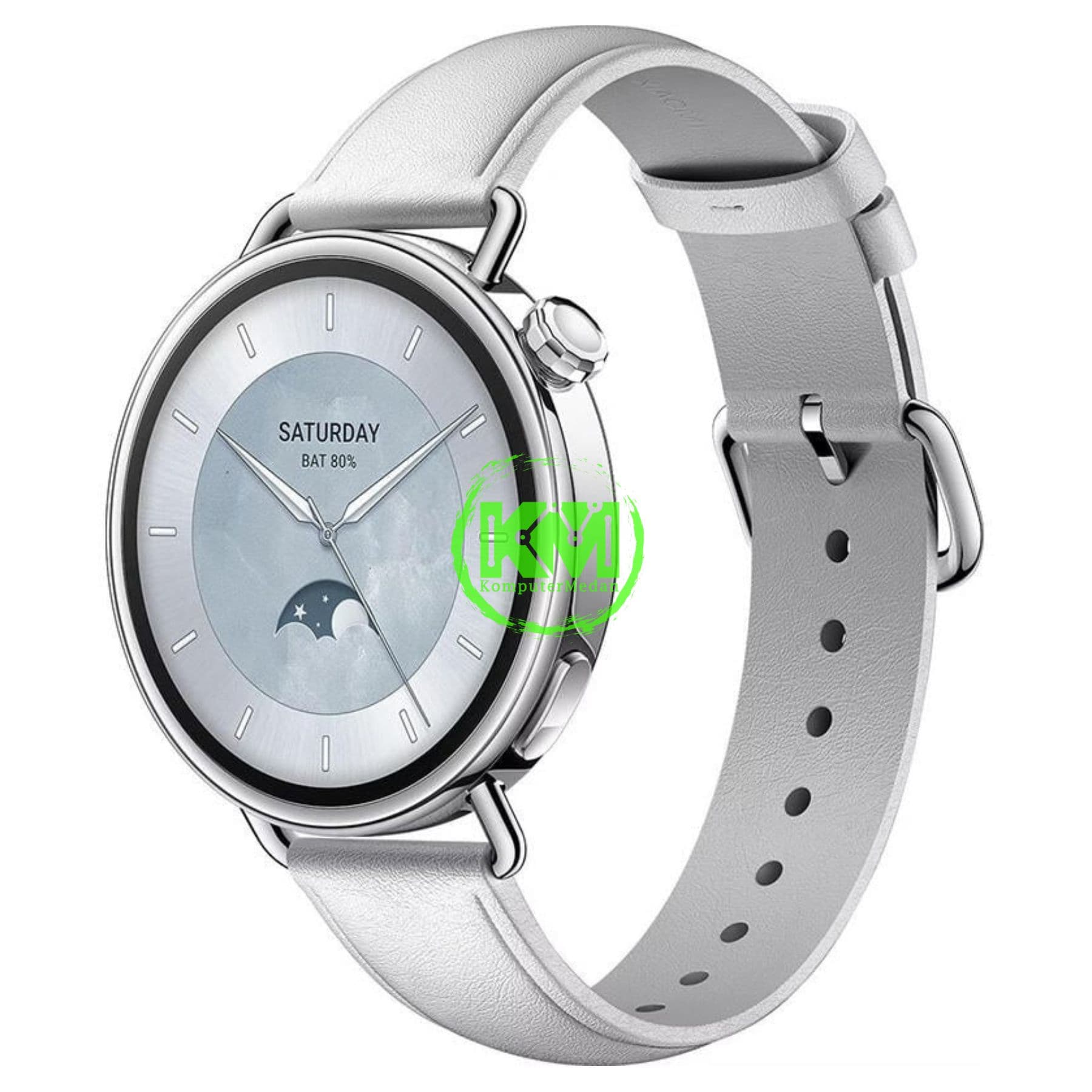XIAOMI WATCH S4 41MM DEMO LEATHER STRAP WHITE