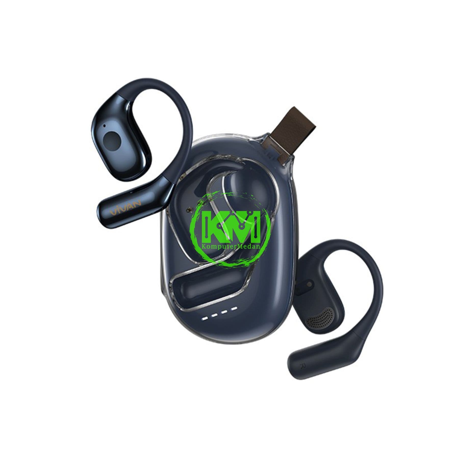VIVAN OWS SPORT X2 ( BT 5.4, ENC, BATTERY DISPLAY, 30 JAM DAYA TAHAN, IPX5, EXTRA BASS ) - Image 3