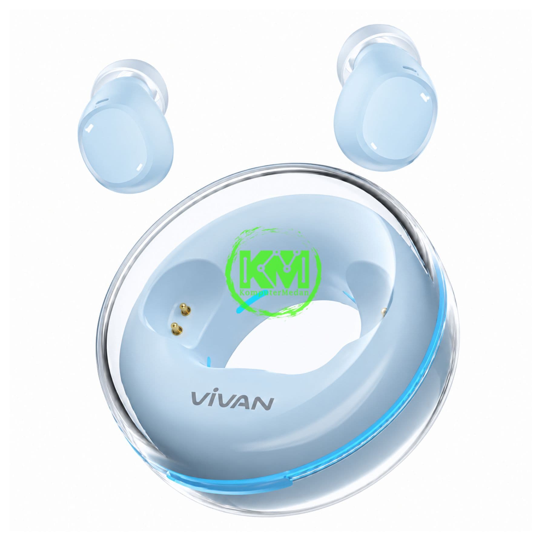 VIVAN EARBUDS SPACE MINI ( BT 5.4, 38MS, MINI DAN RINGAN, TYPE C FAST CHARGING, 36JAM DAYA TAHAN ) - Image 4