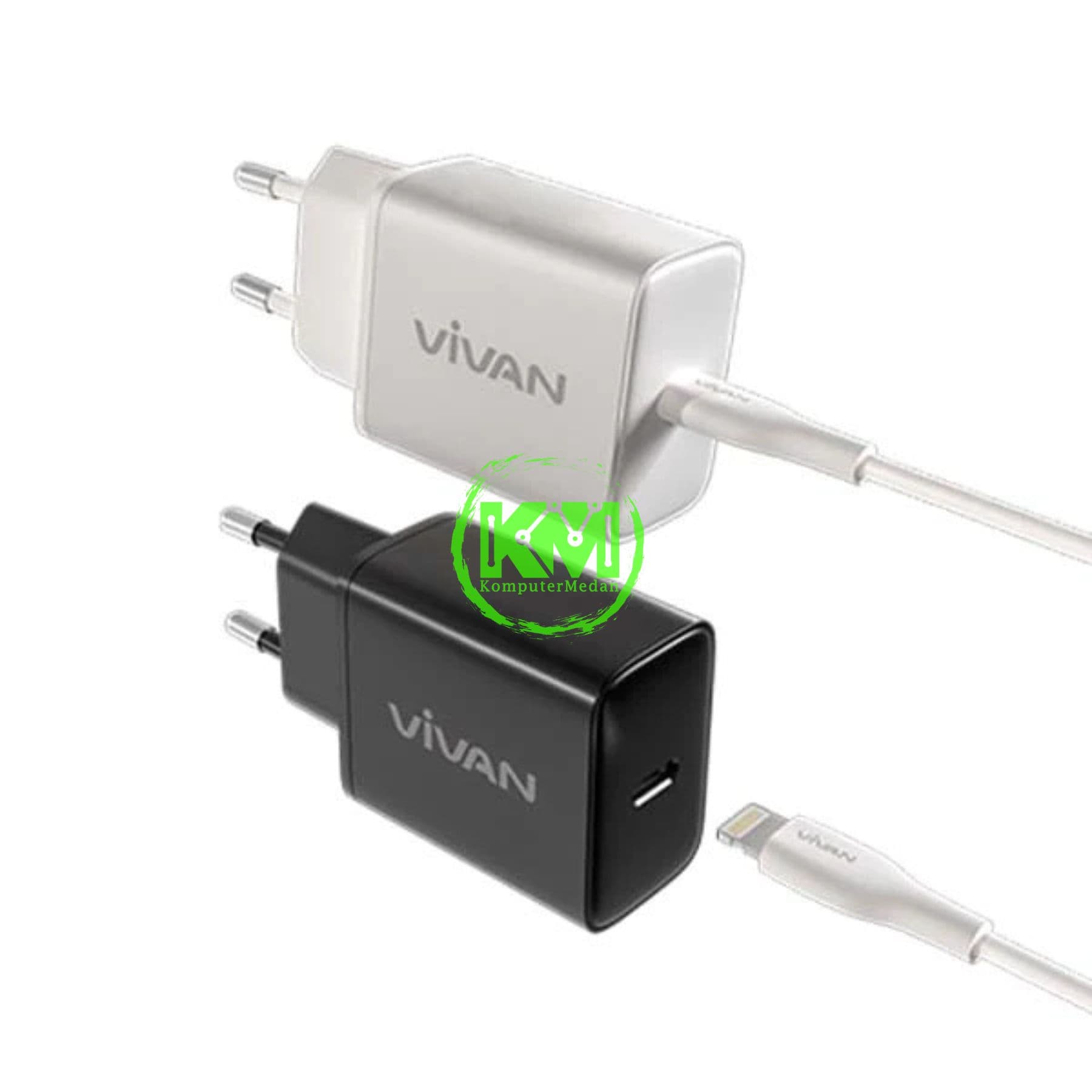 VIVAN CHARGER C30SL (PD 30W, FREE KABEL C TO LIGHTNING)
