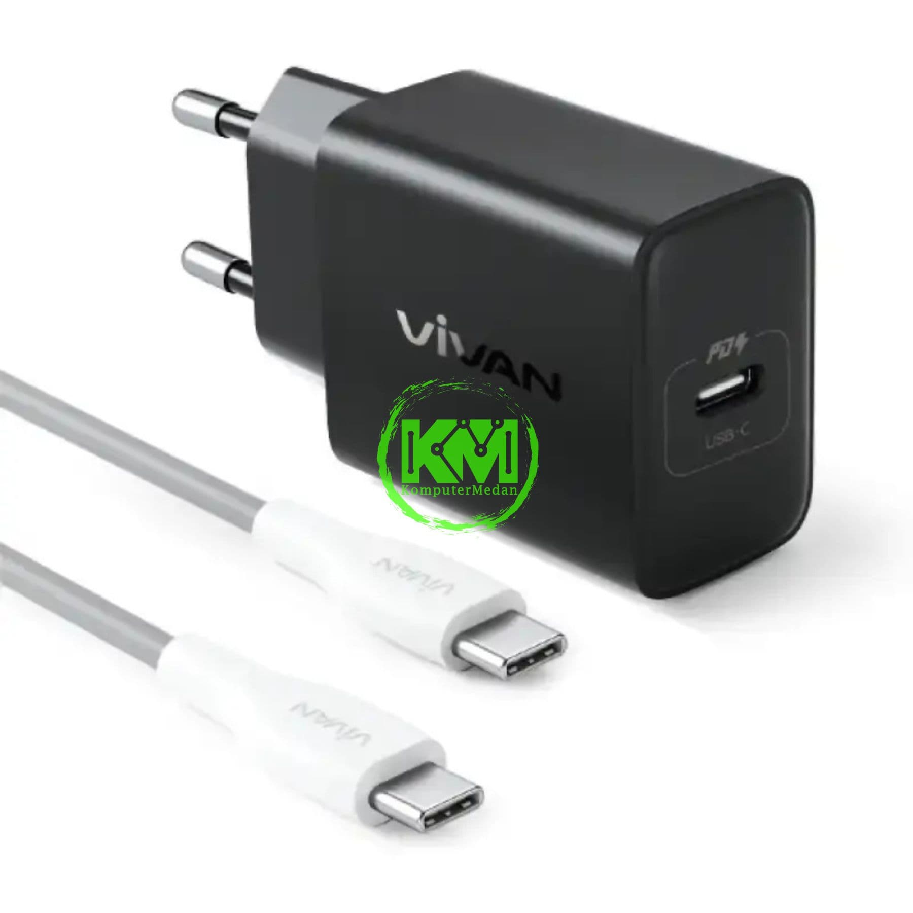 VIVAN CHARGER C30S (PD 30W, FREE KABEL C TO C) - Image 2