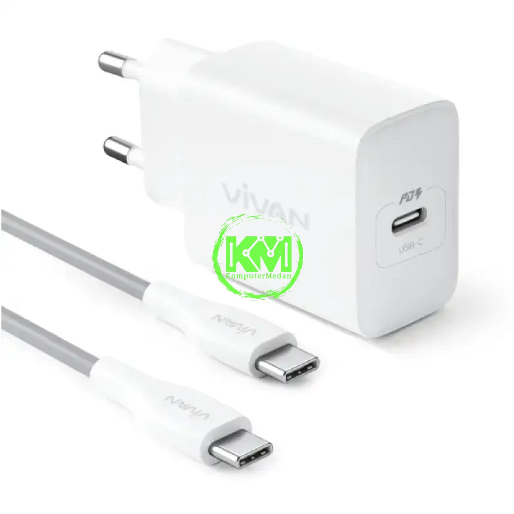 VIVAN CHARGER C30S (PD 30W, FREE KABEL C TO C) - Image 3