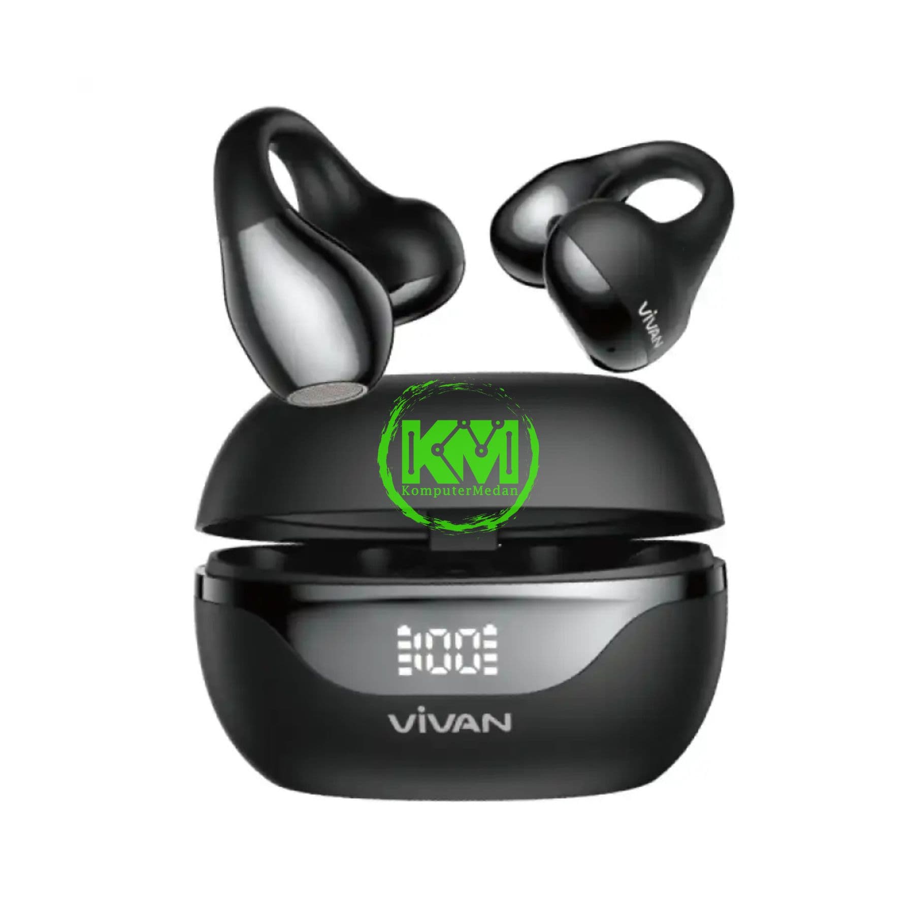 VIVAN OWS FREEGO CO2 ( BT FLASH CONNECT 6.0, ENC, DT 7.0, BATTERY DISPLAY, 52 JAM DAYA TAHAN, TYPE C FAST CHARGING ) - Image 2
