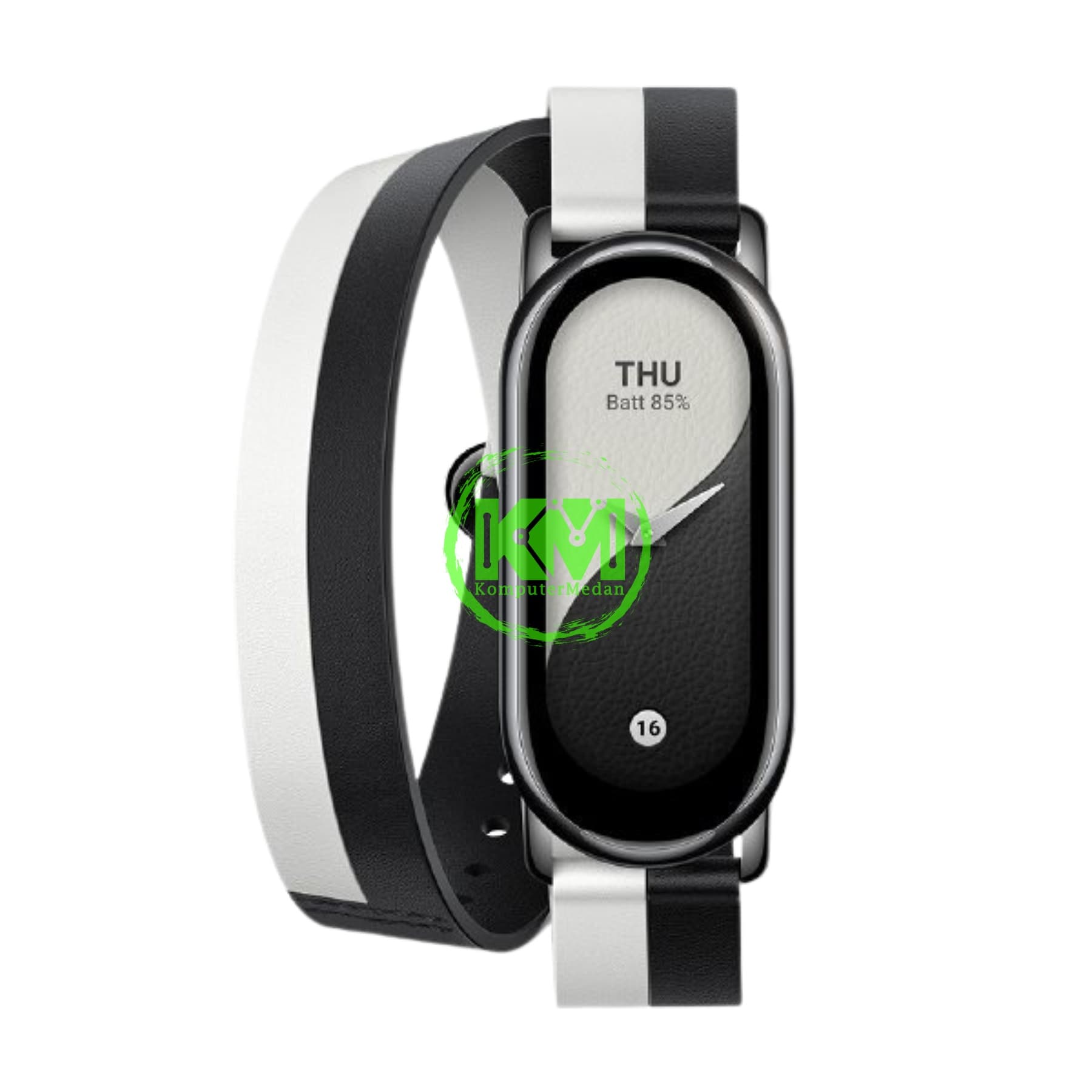 XIAOMI SMART BAND 8 DOUBLE WRAP STRAP - BLACK & WHITE
