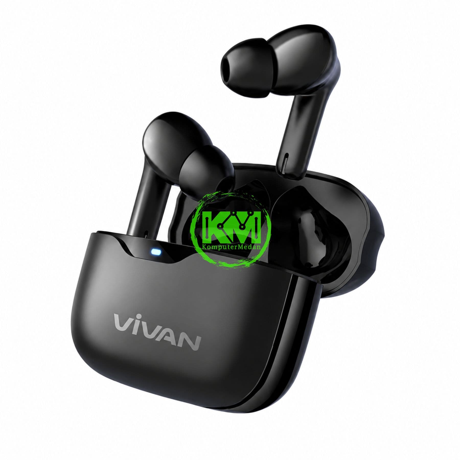 VIVAN EARBUDS INFINITY GT6 ( BT 6.0, 38MS, ADAPTIVE ANC, WOOK AUDIO, BATTERY DISPLAY,40 JAM DAYA TAHAN ) - Image 2