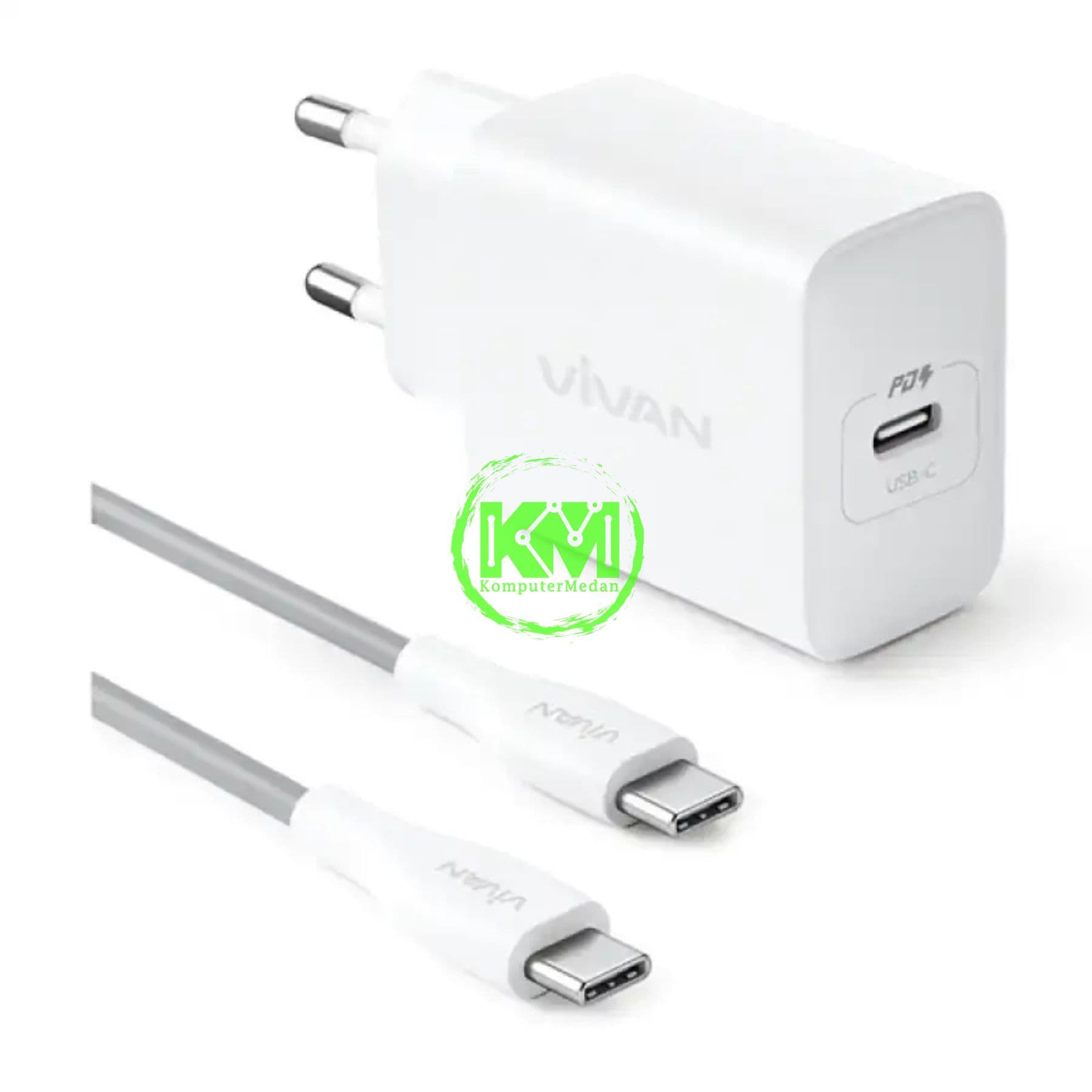 VIVAN CHARGER C20S (PD 20W, FREE KABEL C TO C) - Image 2