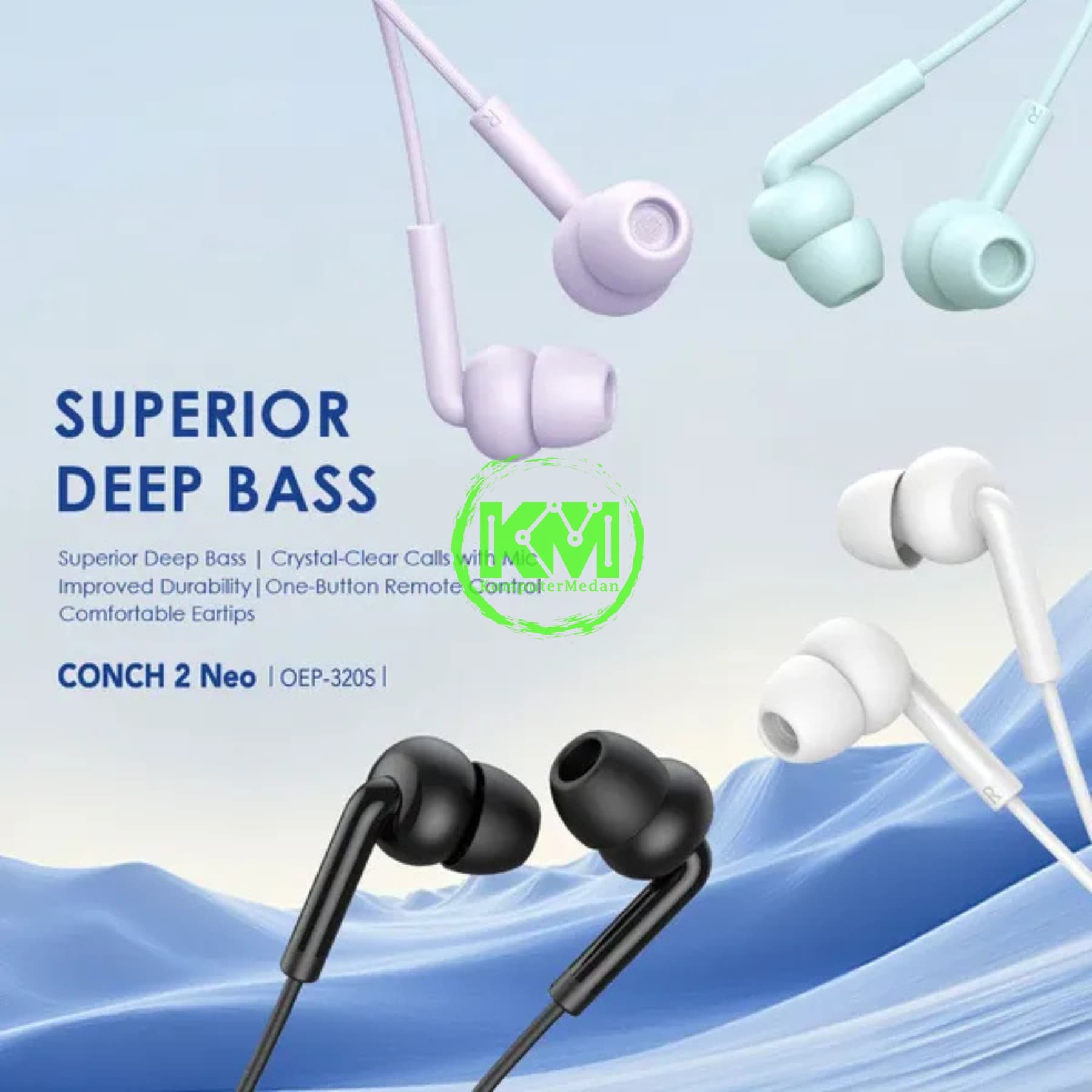 ORAIMO EARPHONE OEP-320S - DIGITAL MINT - Image 2