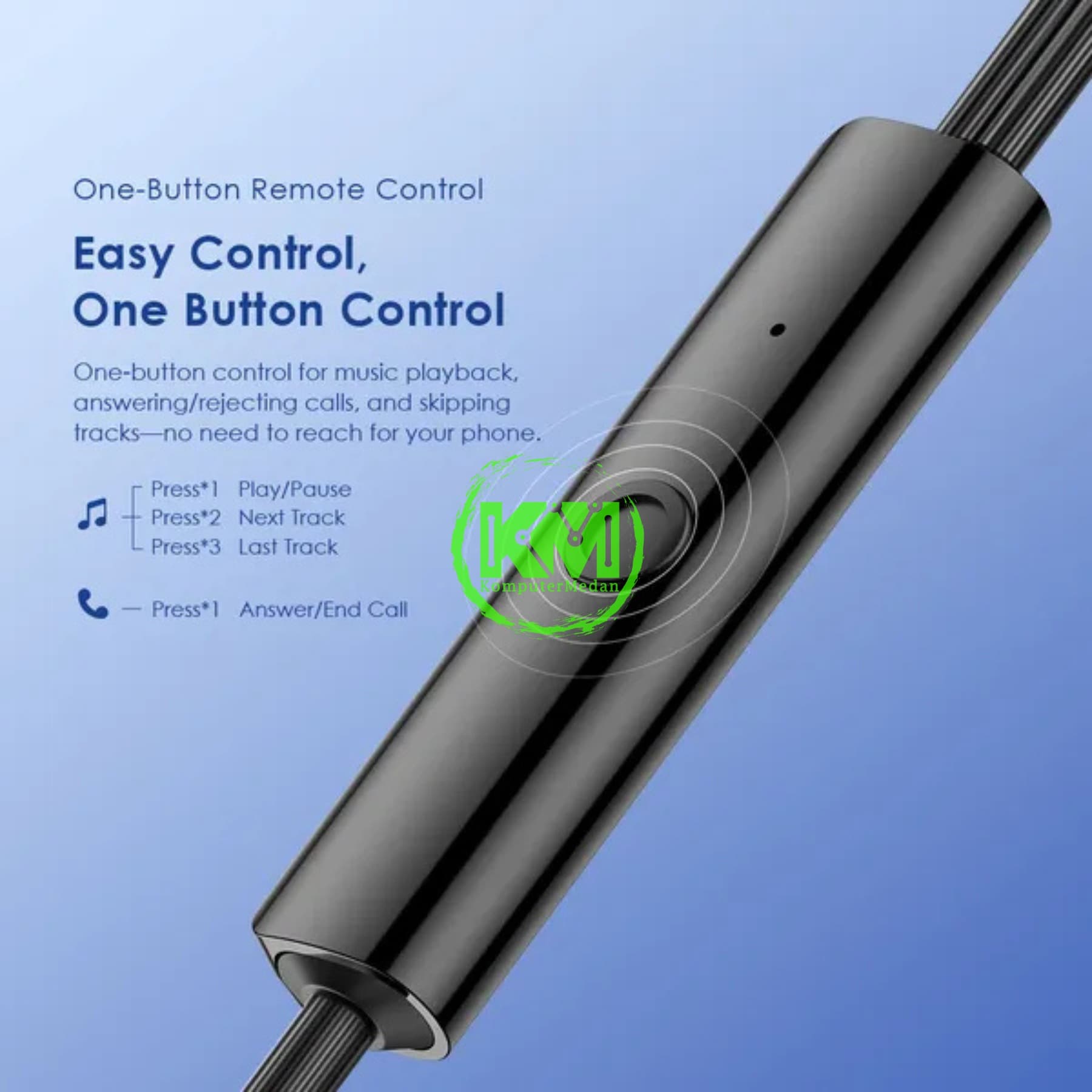 ORAIMO EARPHONE OEP-320S - BLACK - Image 4
