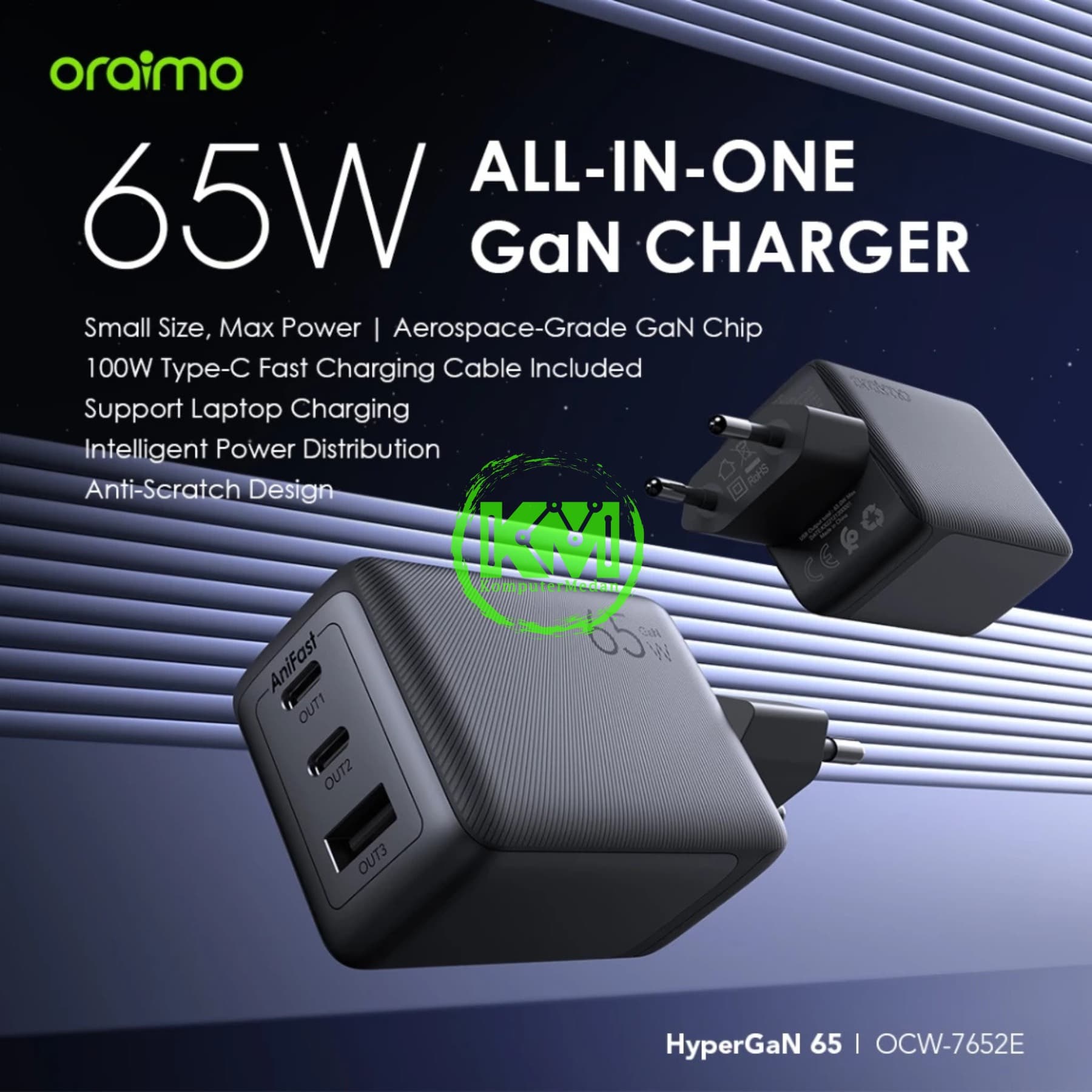ORAIMO CHARGER OCW-7652E+116CC - Image 2