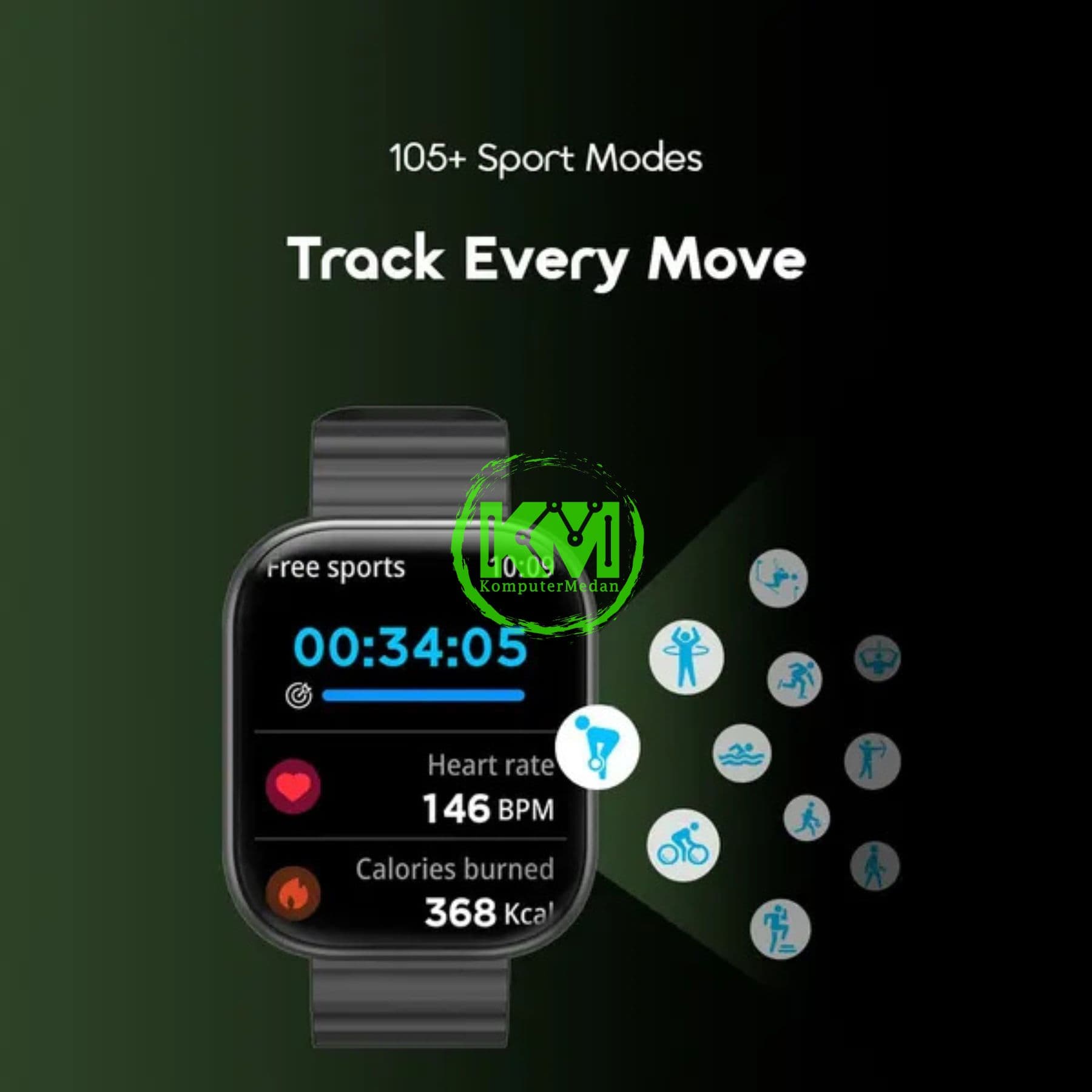 ORAIMO SMART WATCH OSW-807 - Image 5