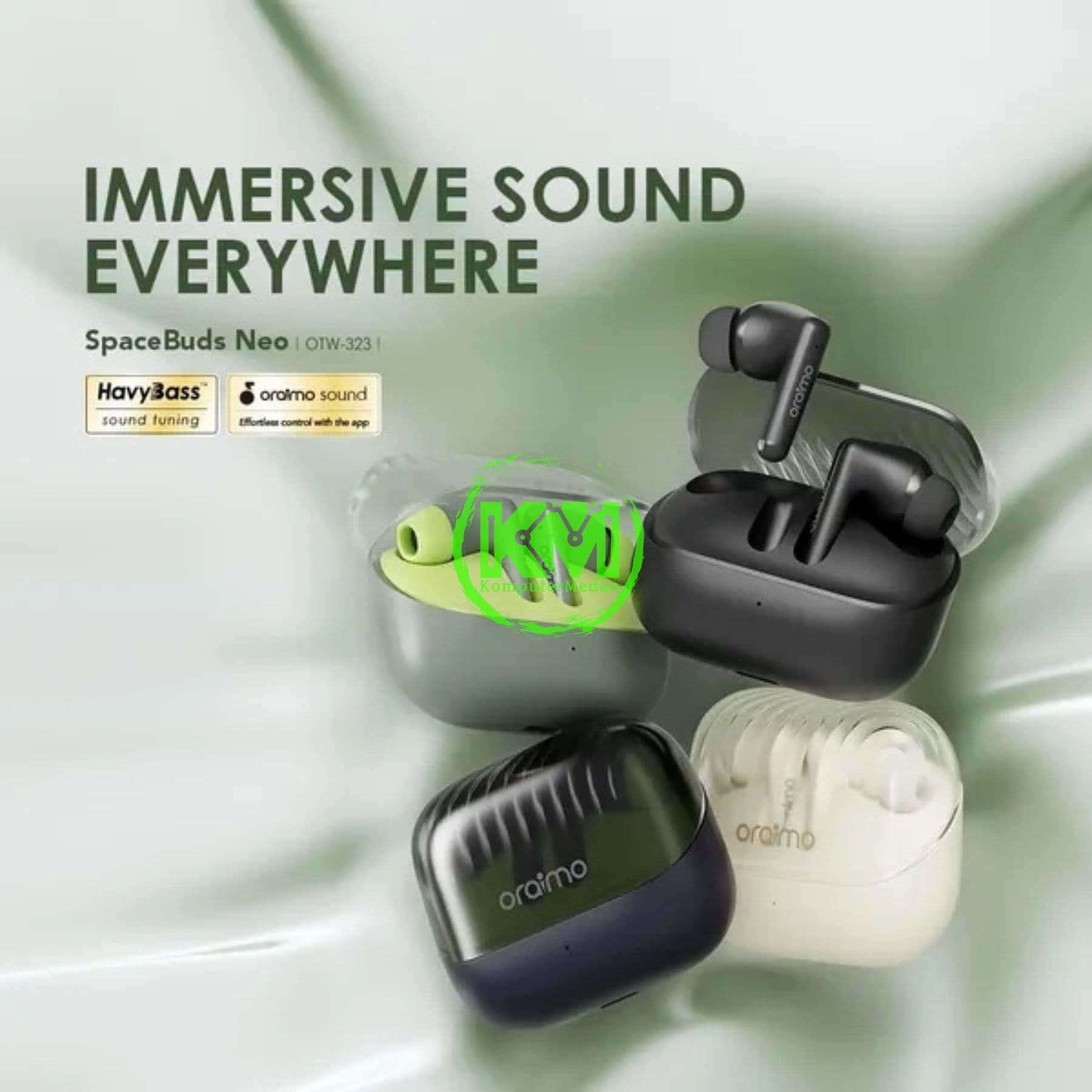 ORAIMO TWS BLUETOOTH EARPHONE OTW-323 ( LIGHT GOLD ) - Image 2