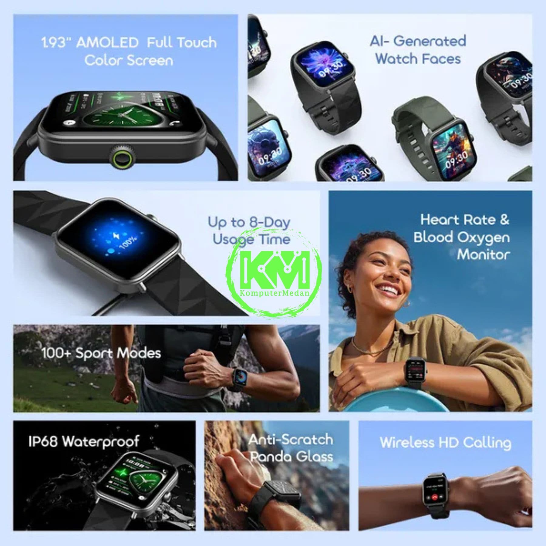 ORAIMO SMART WATCH OSW-814L - Image 8