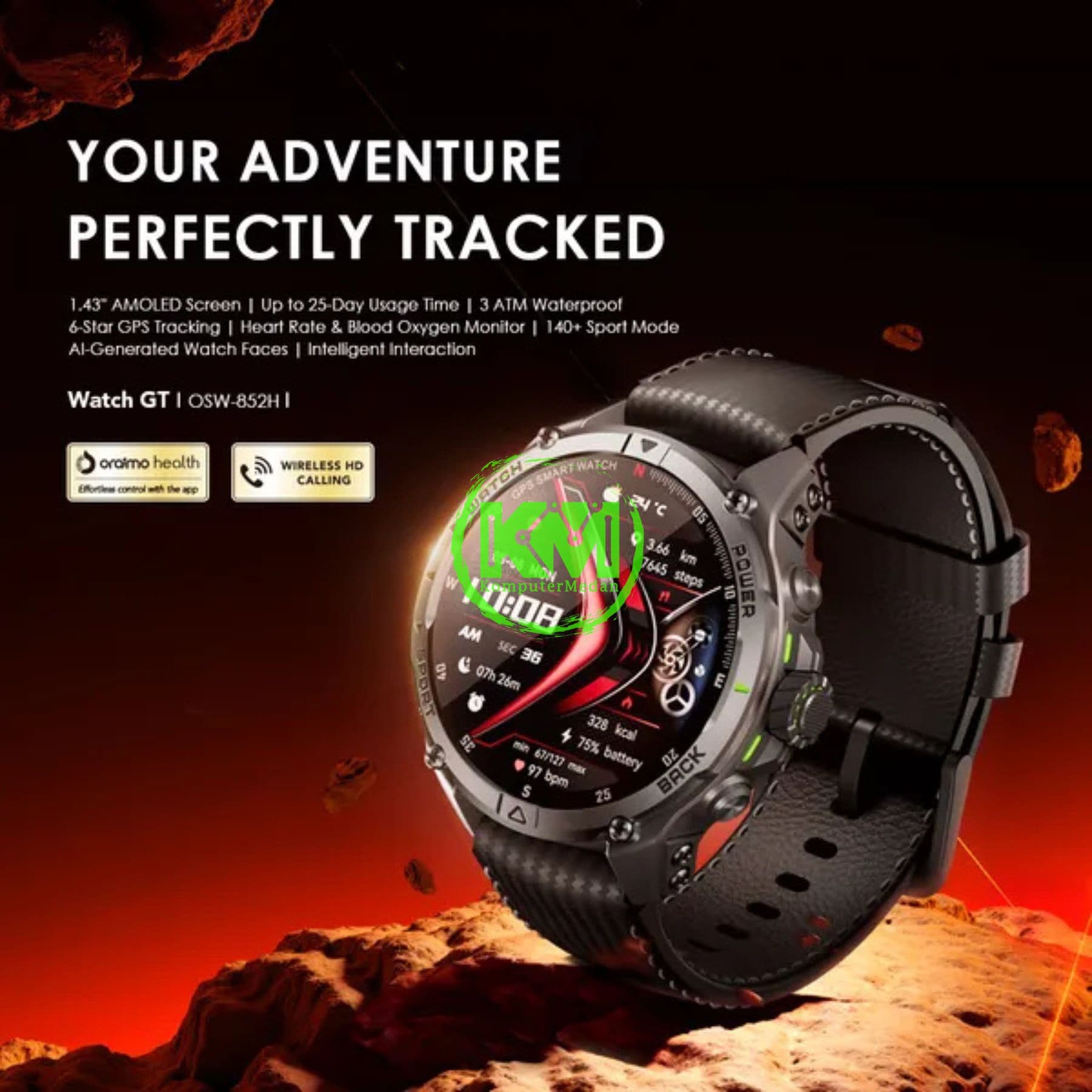 ORAIMO SMART WATCH OSW-852H - Image 2