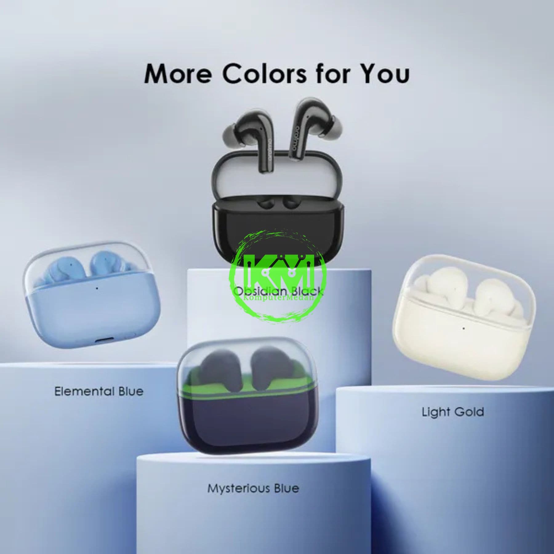 ORAIMO TWS BLUETOOTH EARPHONE OTW-625 ( LIGHT GOLD ) - Image 4