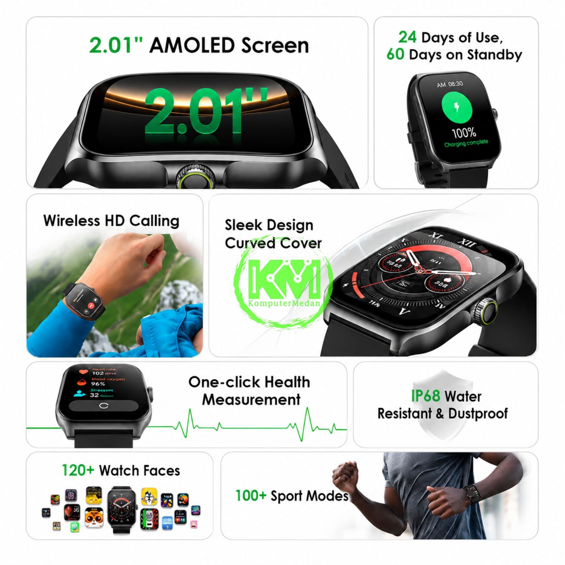 ORAIMO SMART WATCH OSW-812 - Image 4