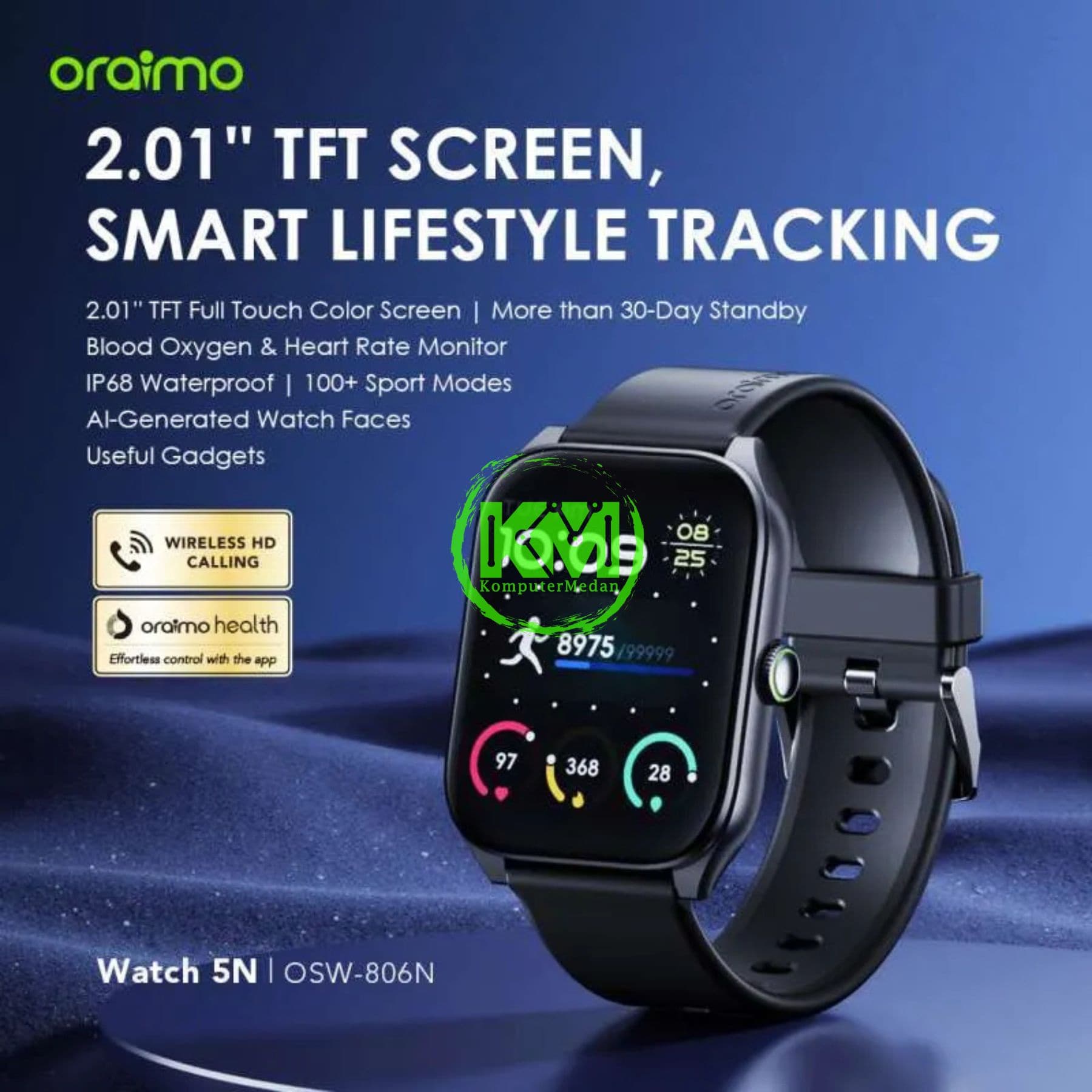 ORAIMO SMART WATCH OSW-806N - Image 2