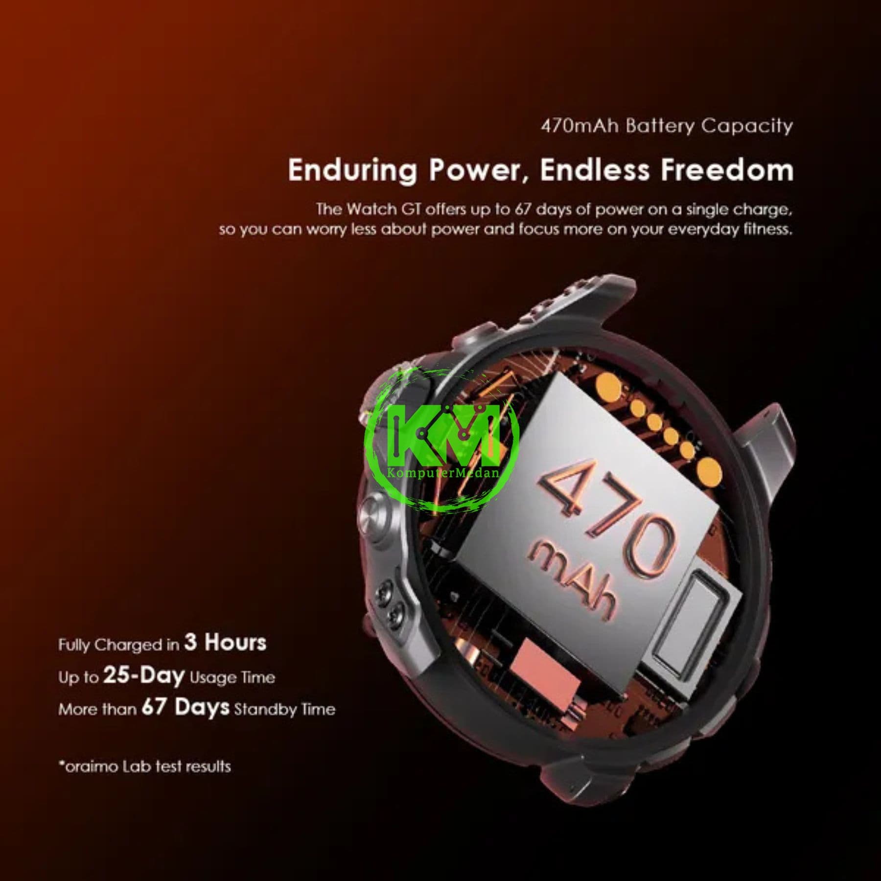 ORAIMO SMART WATCH OSW-852H - Image 8