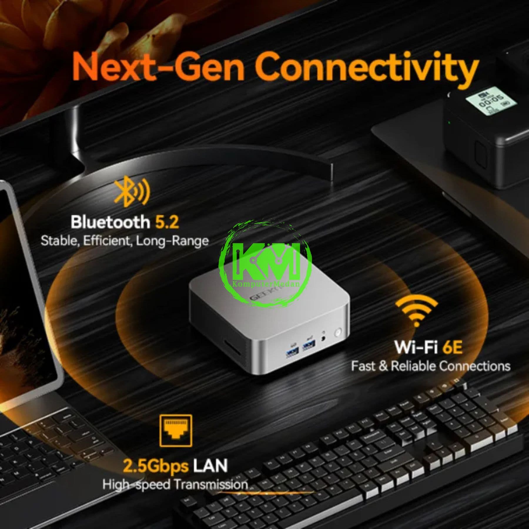 GEEKOM A8 RYZEN 7 8745HS-16GB/1TB MINI PC - Image 4