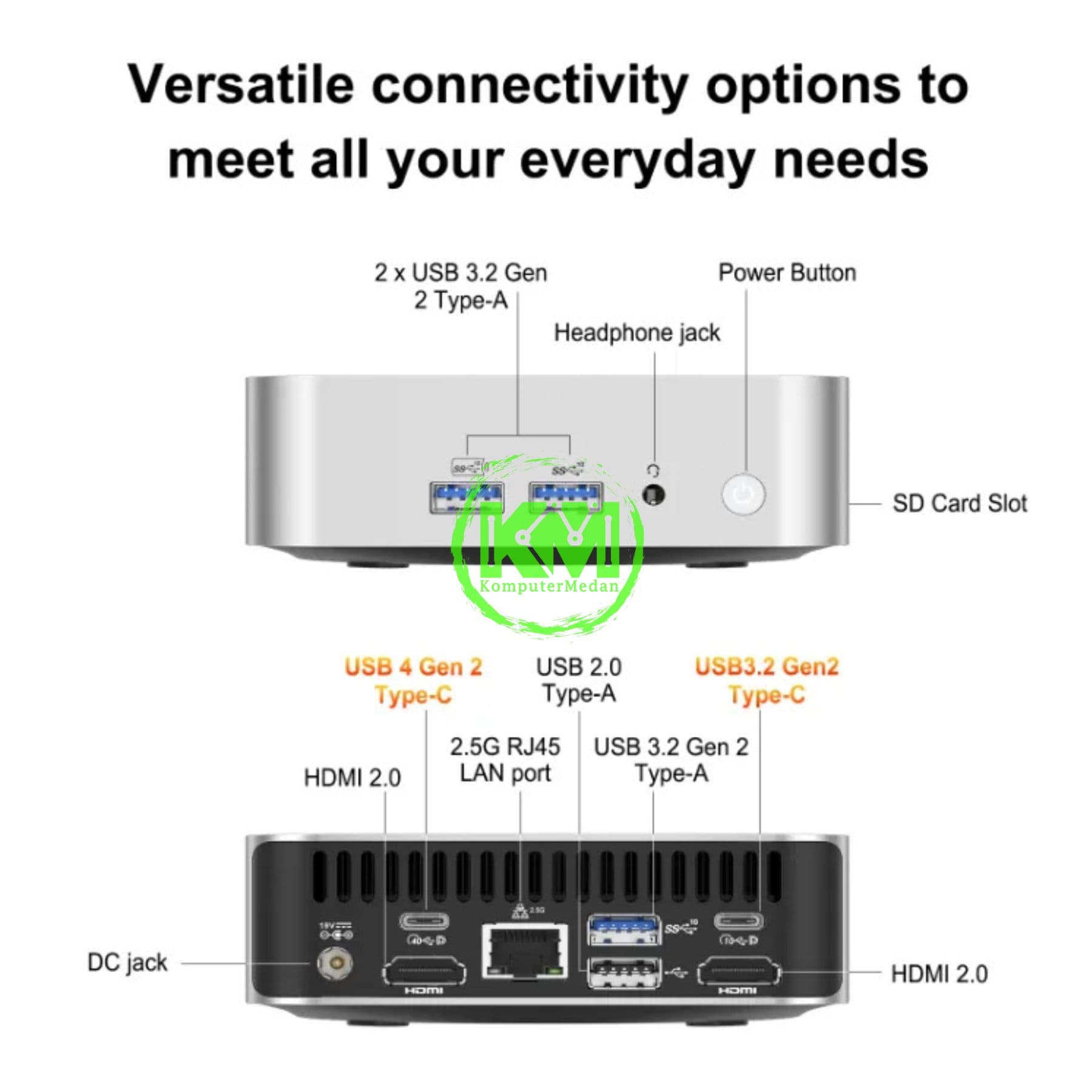 GEEKOM A6 RYZEN 7 6800H-16GB/512GB MINI PC - Image 6