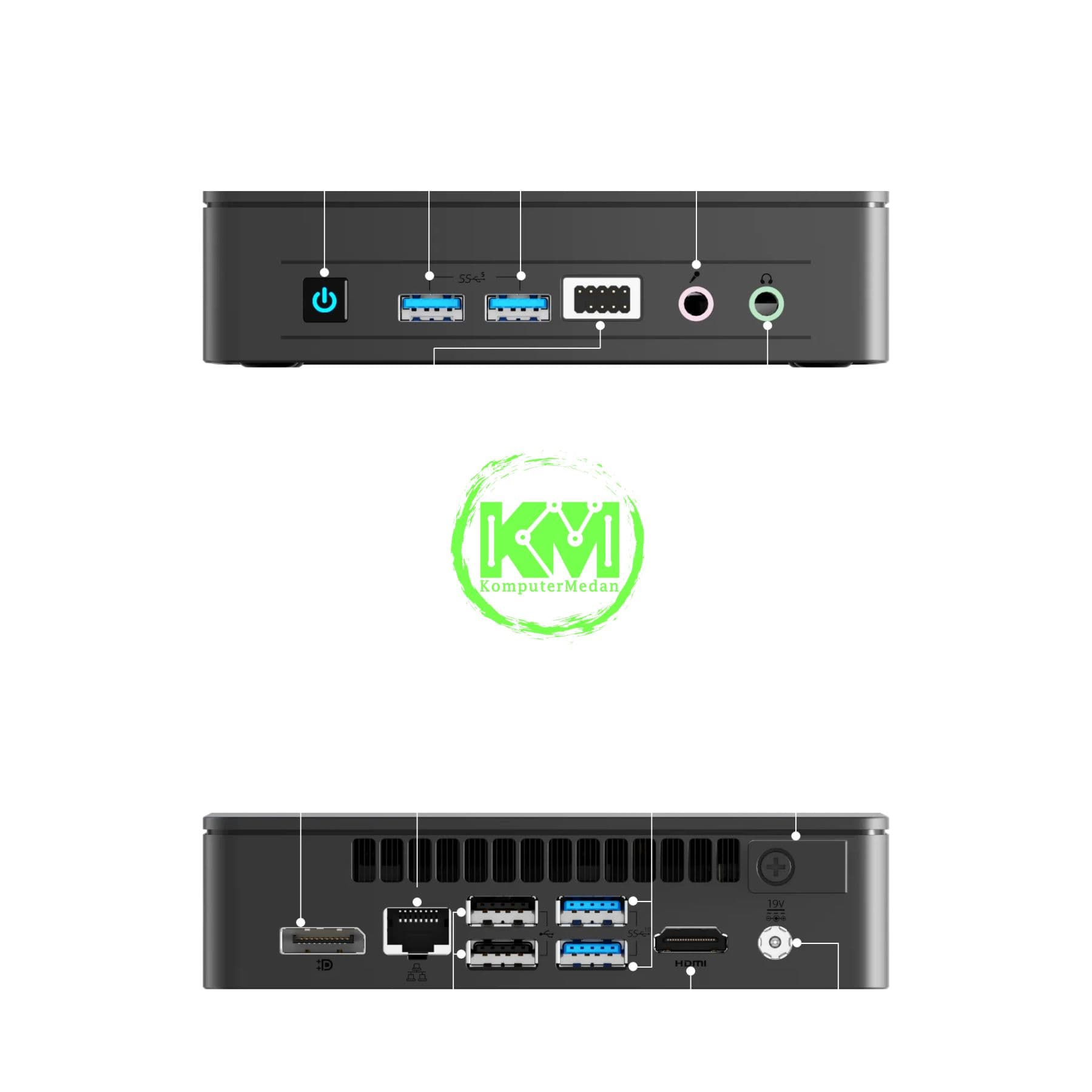 GEEKOM MINI AIR 12 LITE INTEL N95-8GB/256GB MINI PC - Image 3