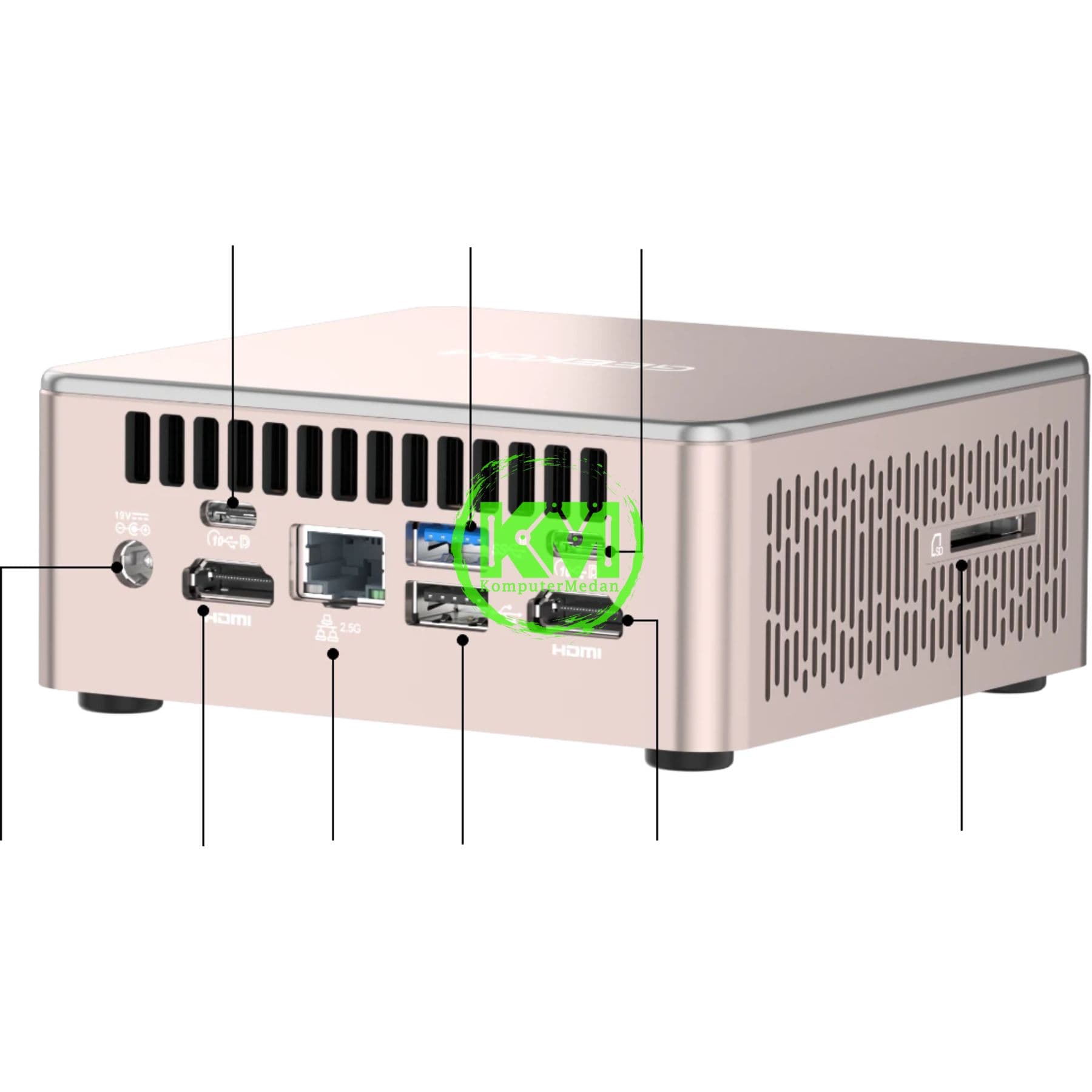 GEEKOM A5 RYZEN 5 7530U-16GB/512GB MINI PC - Image 5