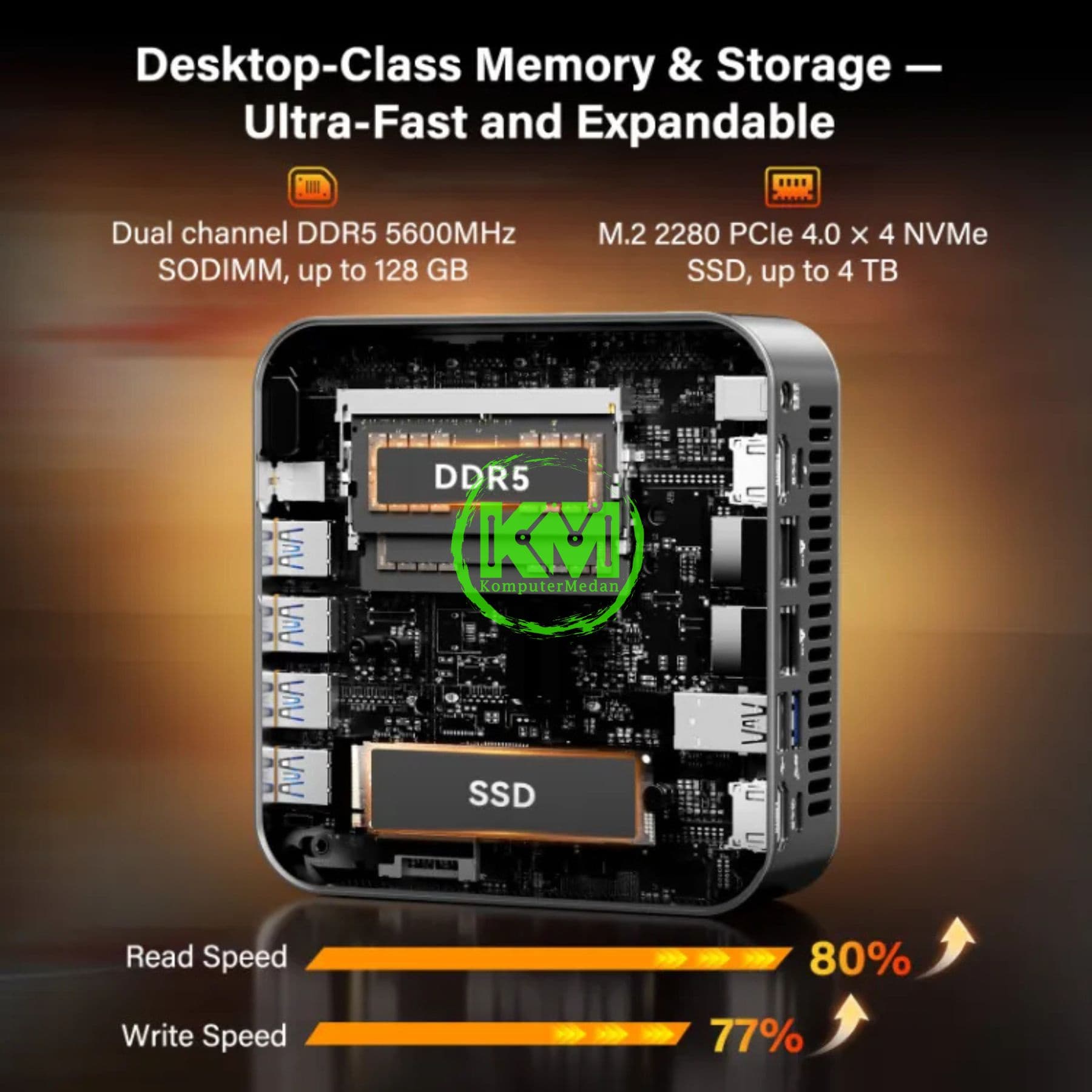 GEEKOM A9 MAX RYZEN 9 HX 470-32GB/1TB MINI PC - Image 6