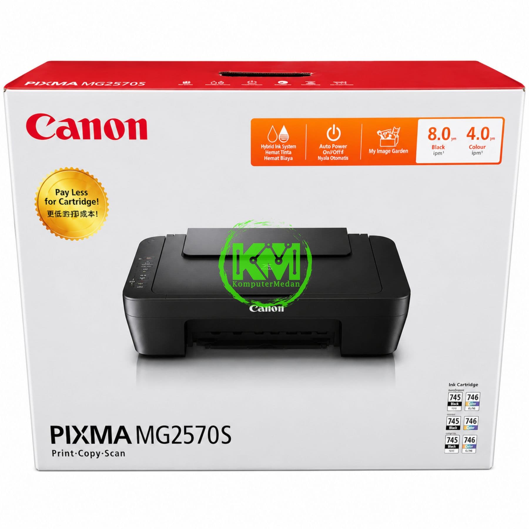 CANON PIXMA MG2570S PRINTER