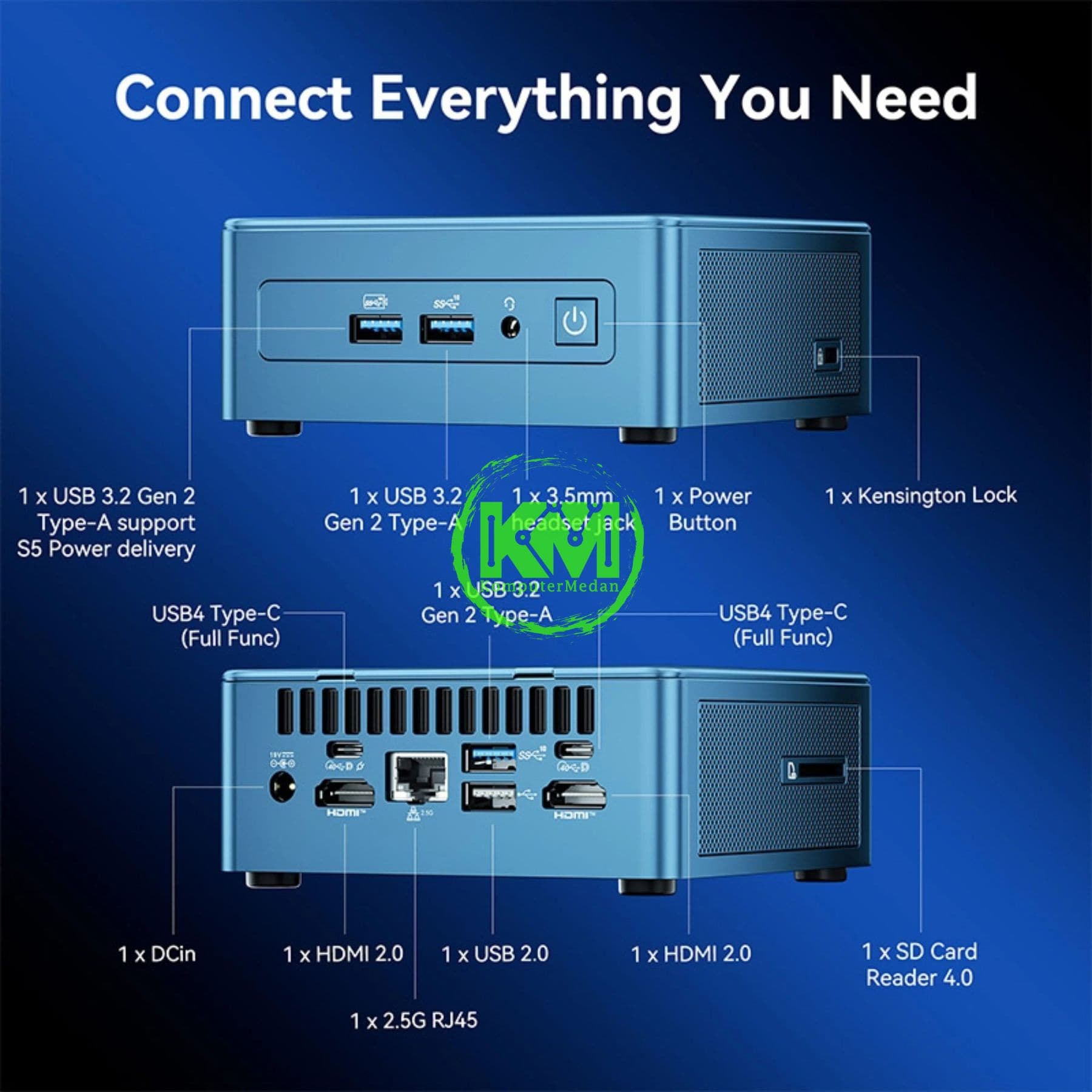 GEEKOM IT12 MAX INTEL ULTRA 5 125U-16GB/500GB - Image 4