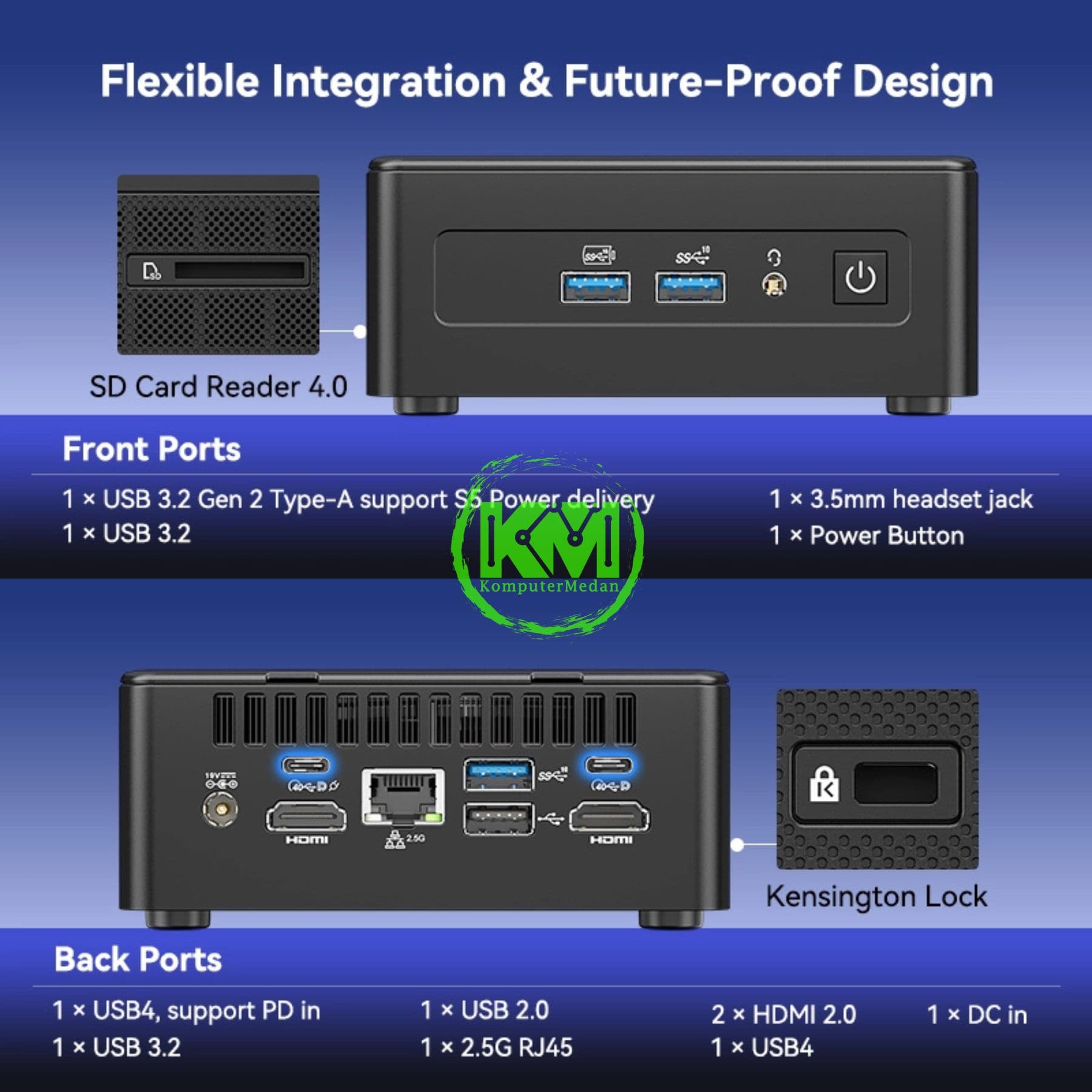 GEEKOM IT13 MAX INTEL ULTRA 9 185H-24GB/1TB - Image 5