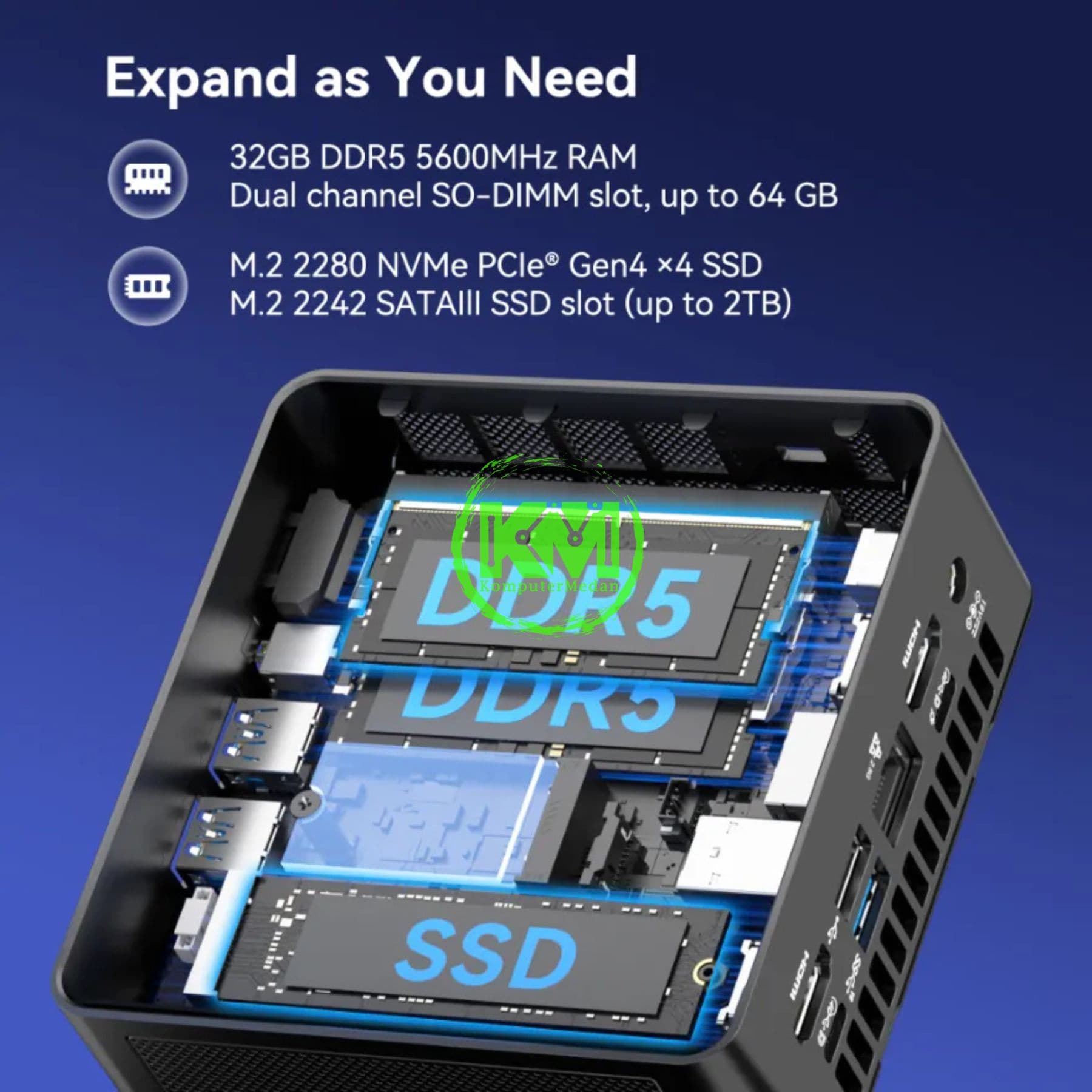 GEEKOM IT15 INTEL ULTRA 9 285H-32GB/1TB - Image 4