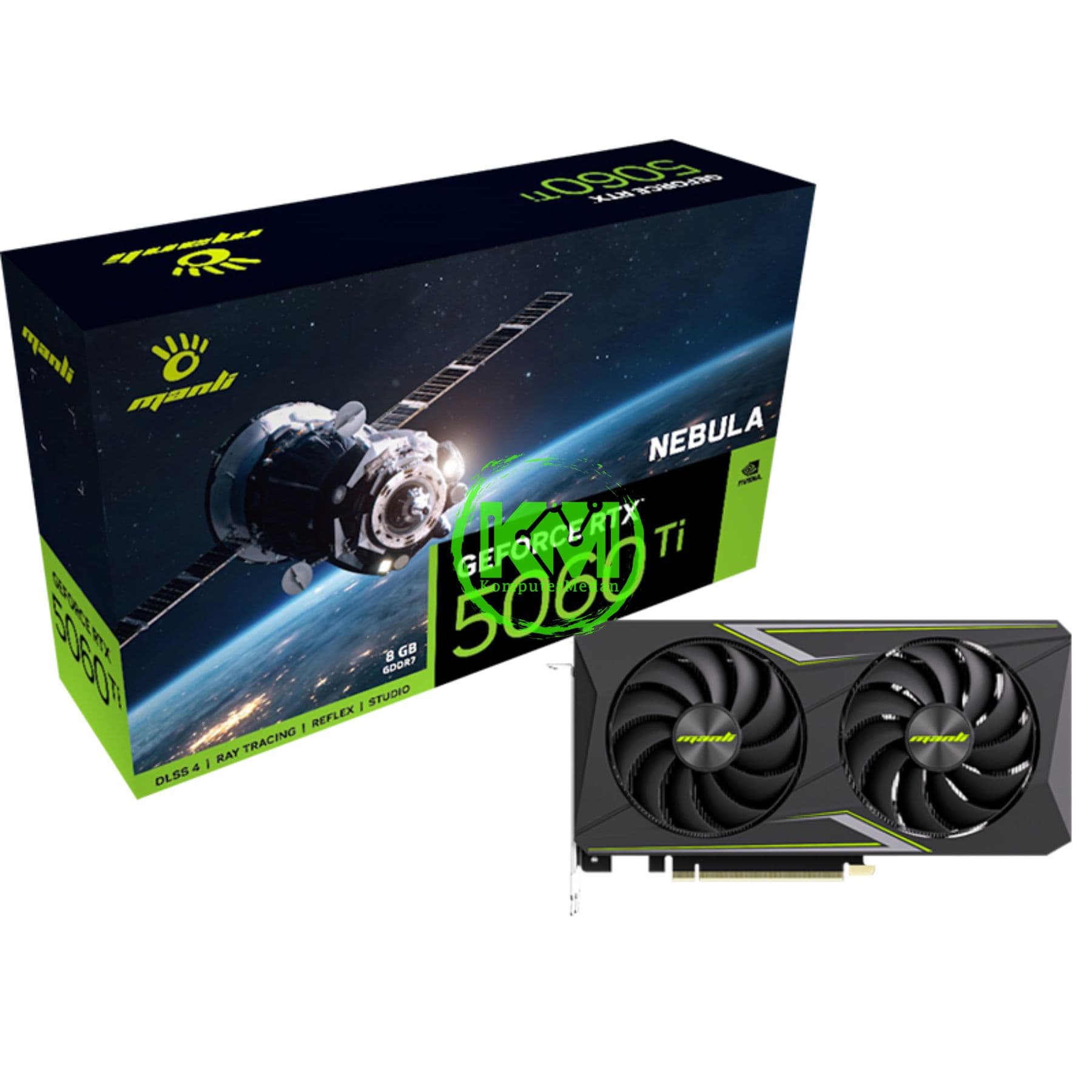 MANLI GEFORCE RTX 5060TI NEBULA V2 8GB VGA CARD