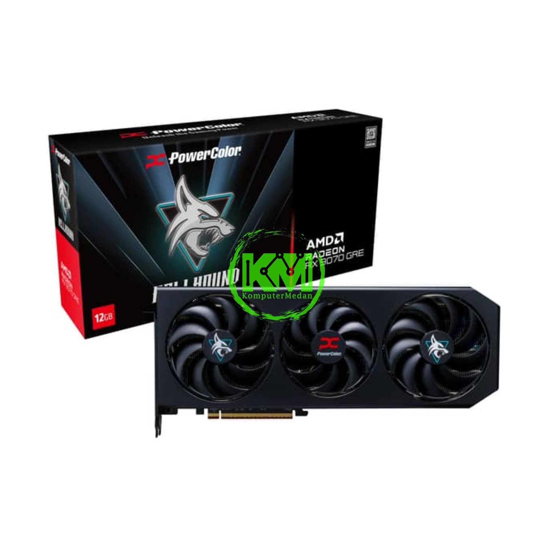 POWERCOLOR RADEON RX 9070 GRE HELLHOUND 12GB - Image 1