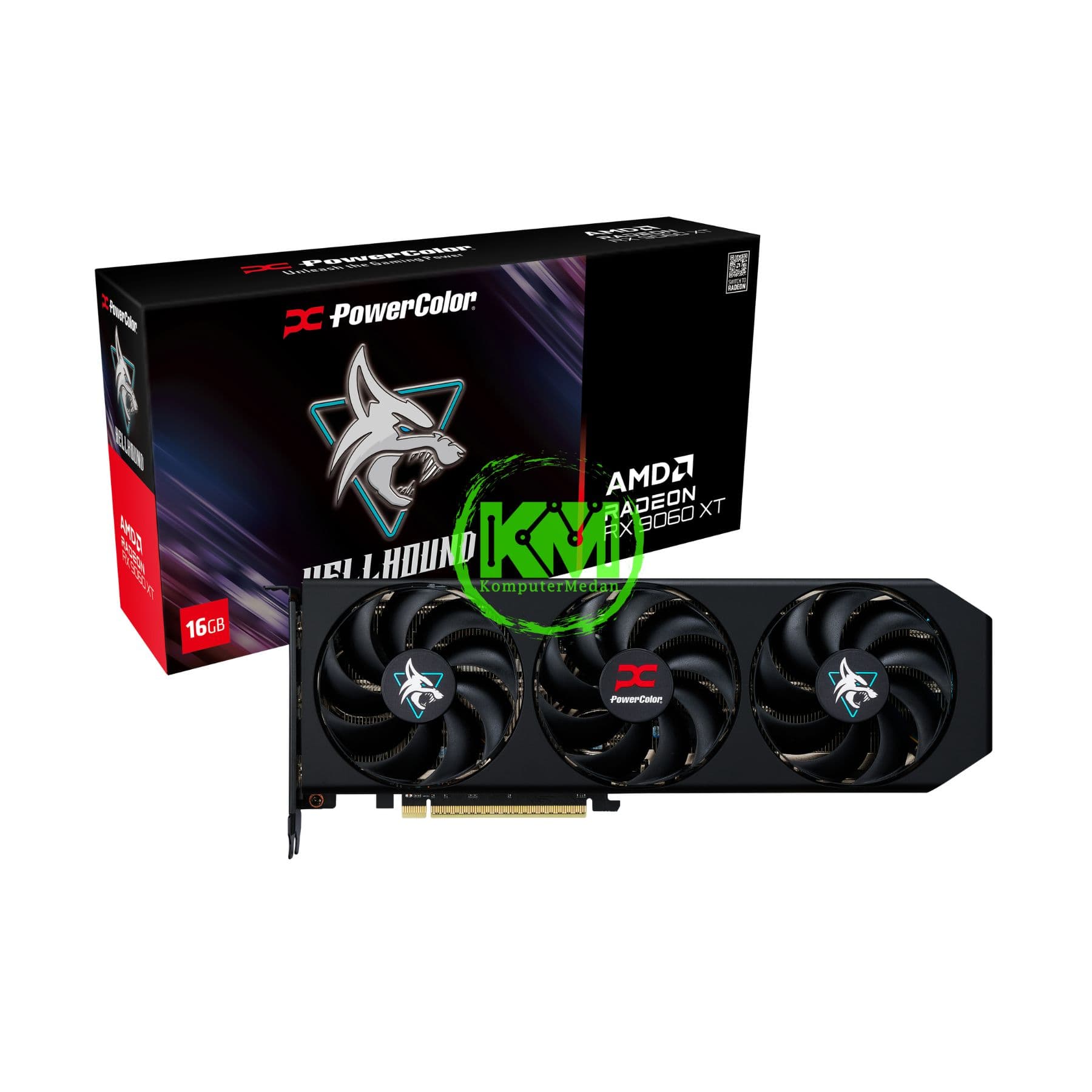 POWERCOLOR HELLHOUND AMD RADEON RX 9060XT 16GB GRRD6
