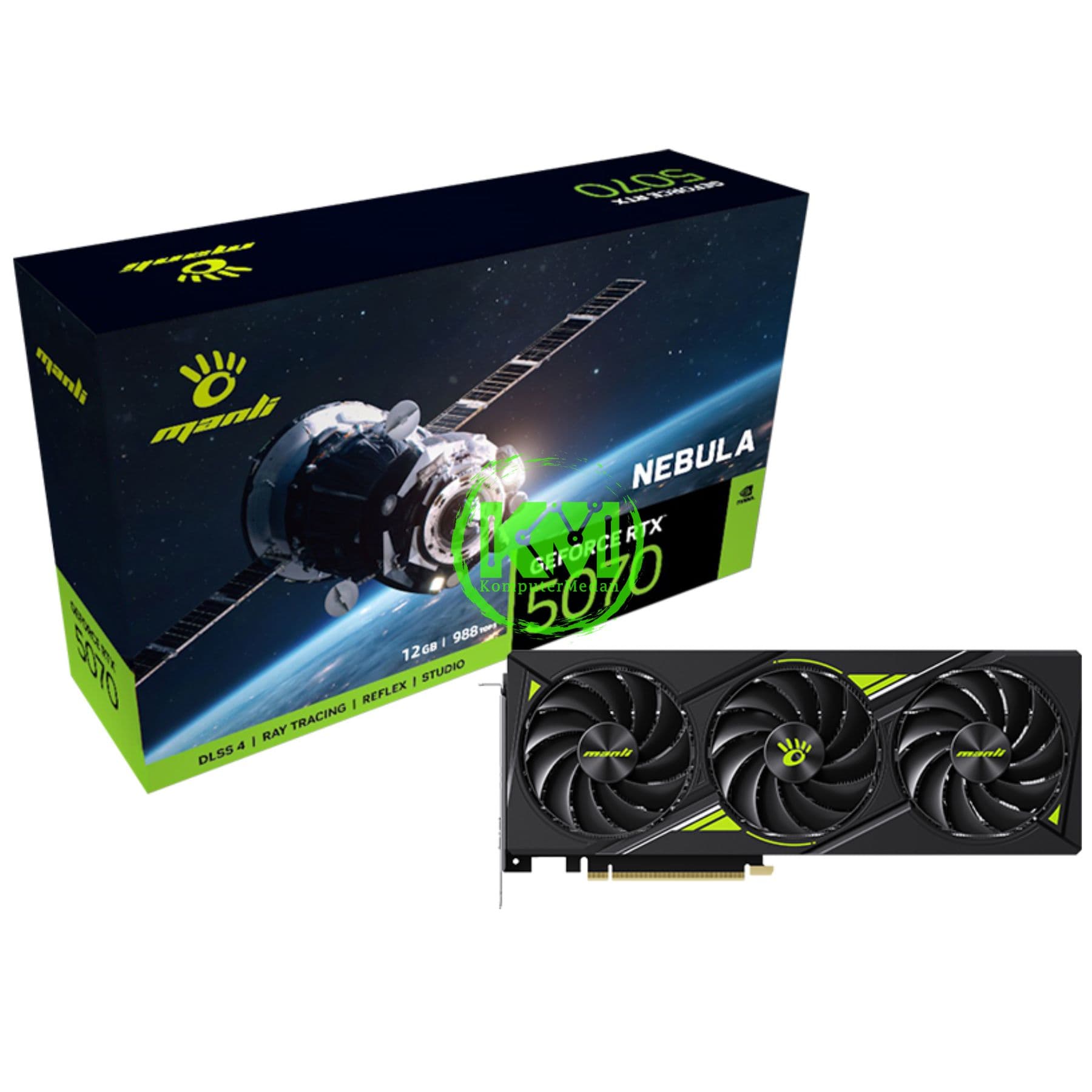 MANLI NEBULA GEFORCE RTX 5070 12GB TRIPLE COOLER