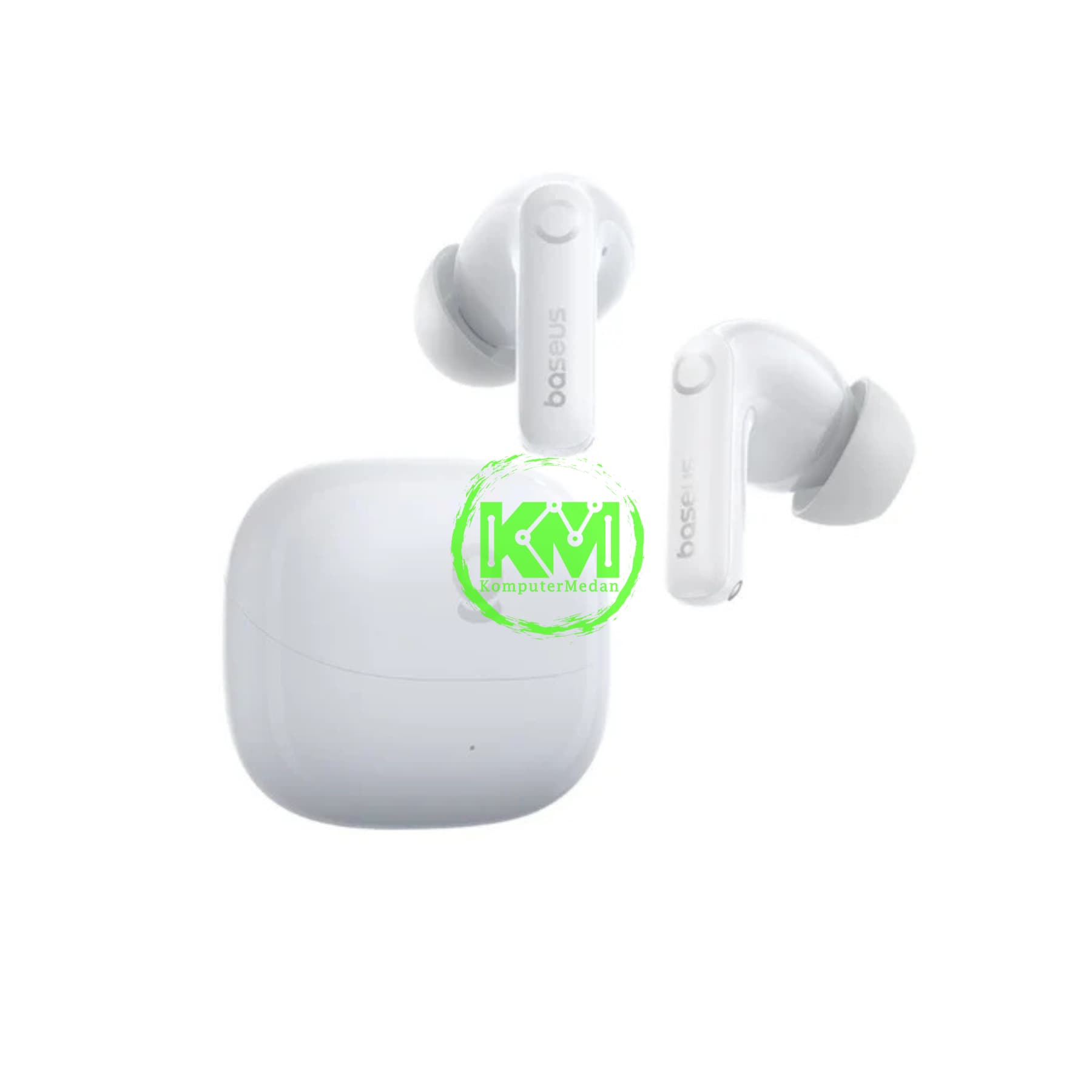 BASEUS BASS BP1 PRO IN-EAR TRUE WIRELESS EARBUDS MOON WHITE